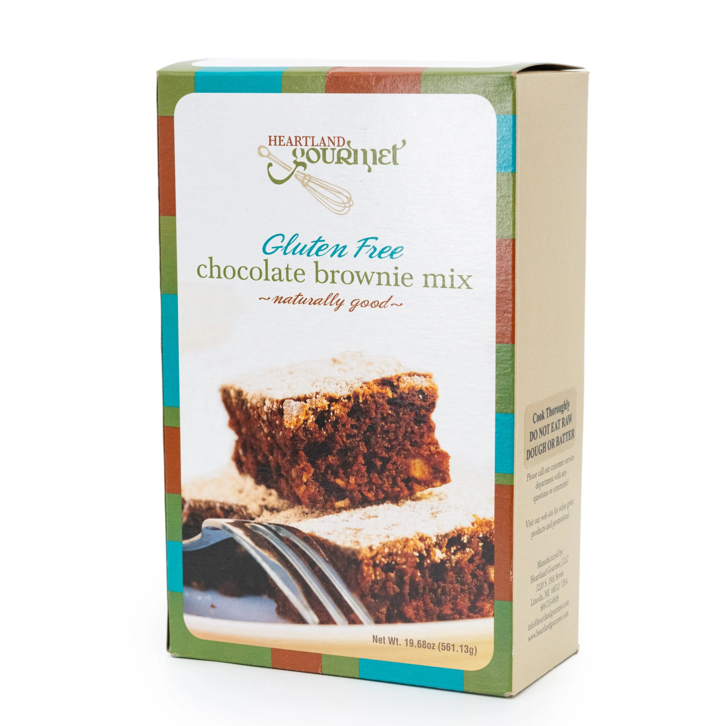 Gluten Free Chocolate Brownie Mix | Pack of 6 | 19.68 oz | Heartland Gourmet | 2023 - Image 2