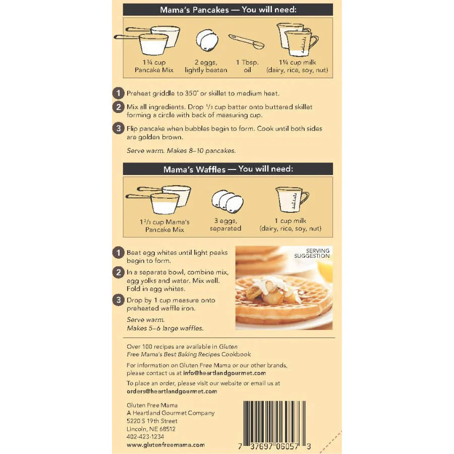 Gluten Free Pancake and Waffle Mix | Pack of 6 | 2 lb | Gluten Free Mama | 6057 - Image 10