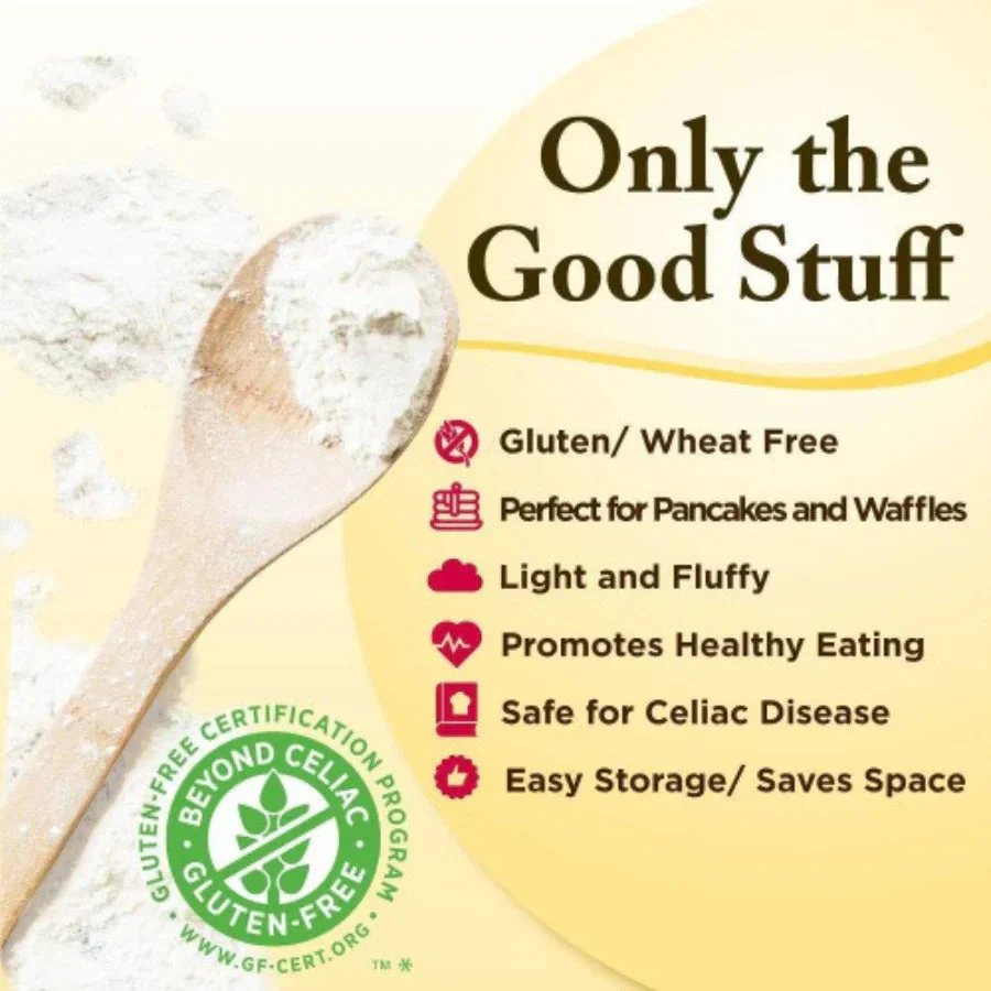 Gluten Free Pancake and Waffle Mix | Pack of 6 | 2 lb | Gluten Free Mama | 6057 - Image 9