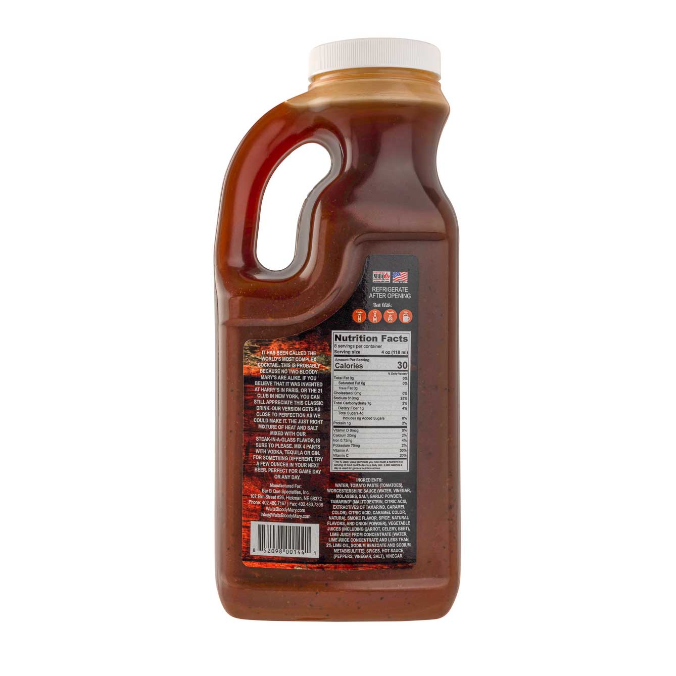 Gluten Free Uncle Walt’s Bloody Mary Mix - Image 2