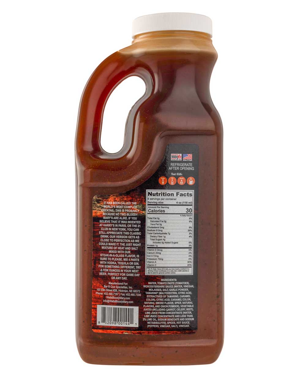 Gluten Free Uncle Walt’s Bloody Mary Mix | Pack of 3 - Image 4