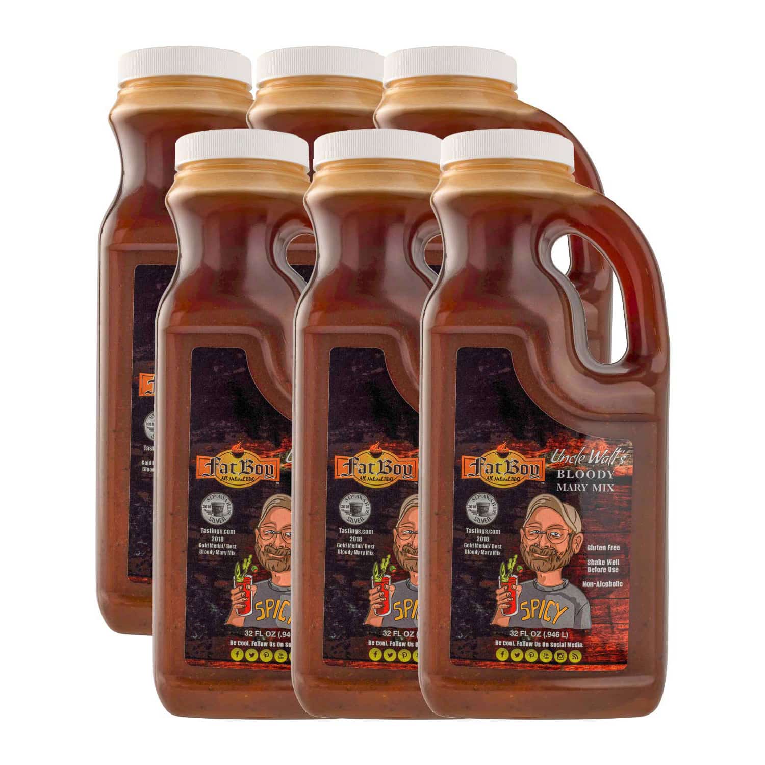 Gluten Free Uncle Walt’s Bloody Mary Mix | Pack of 6 - Image 2