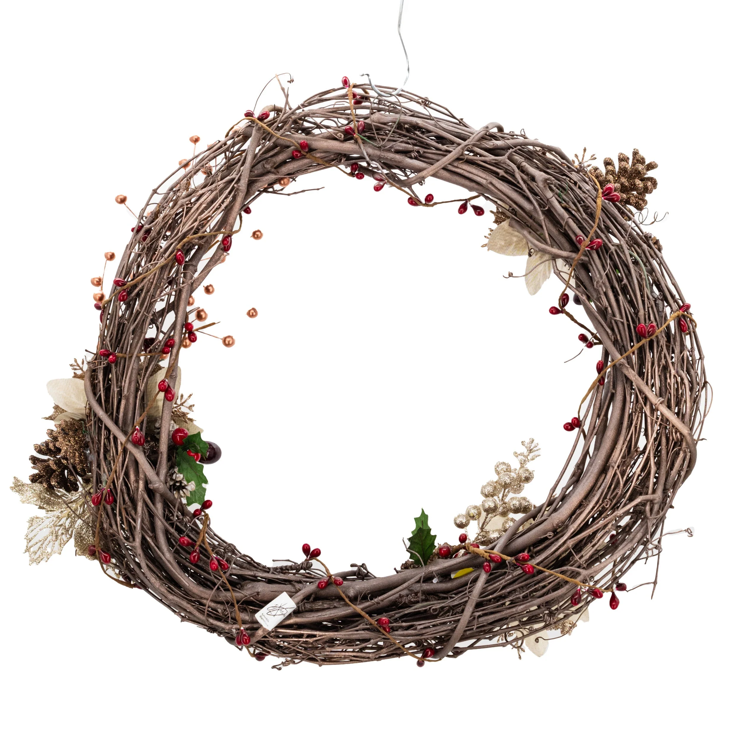 Gold Christmas Wreath | KJ Made - Image 2