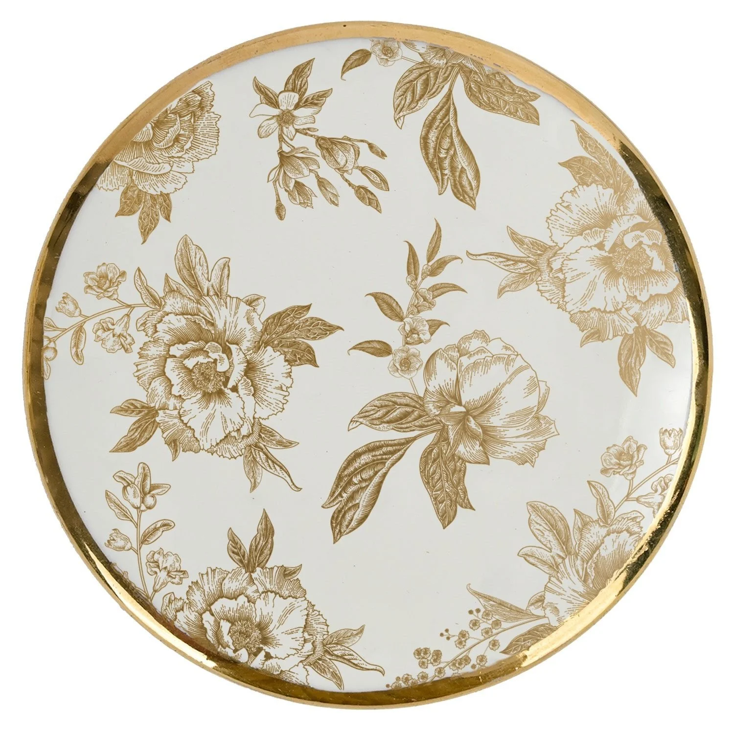 Gold Delft Trinket Dish with Lid - Image 6