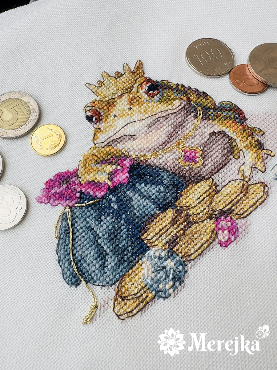 Golden Toad K-280A Counted Cross-Stitch Kit - Image 2
