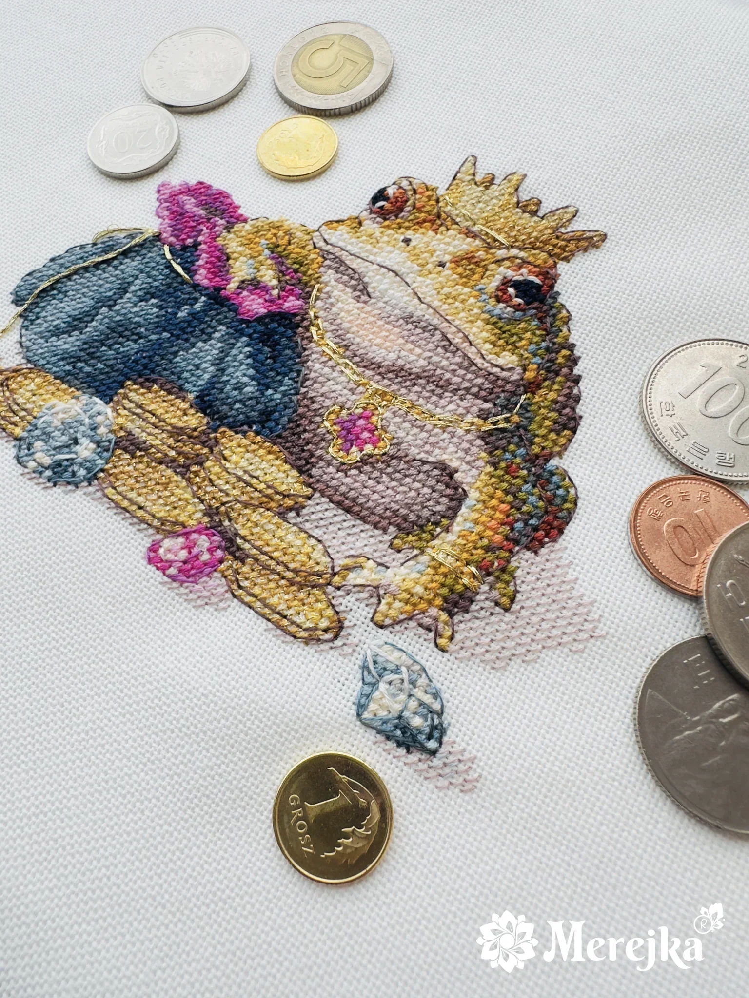 Golden Toad K-280A Counted Cross-Stitch Kit - Image 4