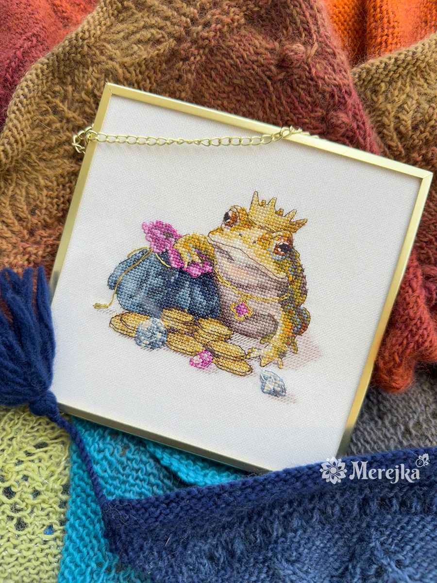 Golden Toad K-280A Counted Cross-Stitch Kit - Image 7