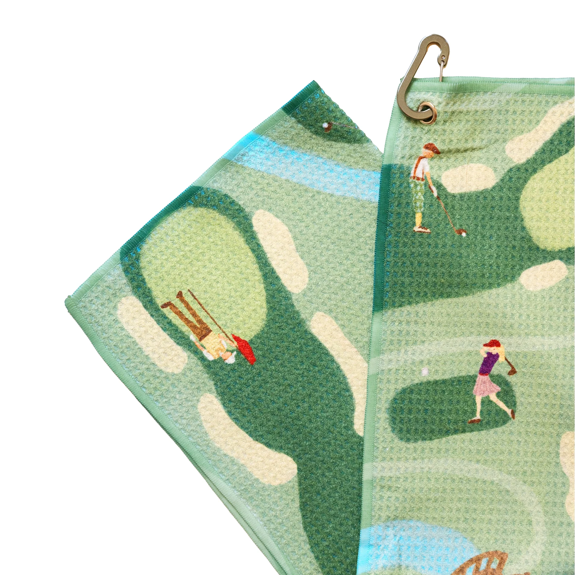 Golf Scene Towel | Match South x Claire Nilan - Image 2