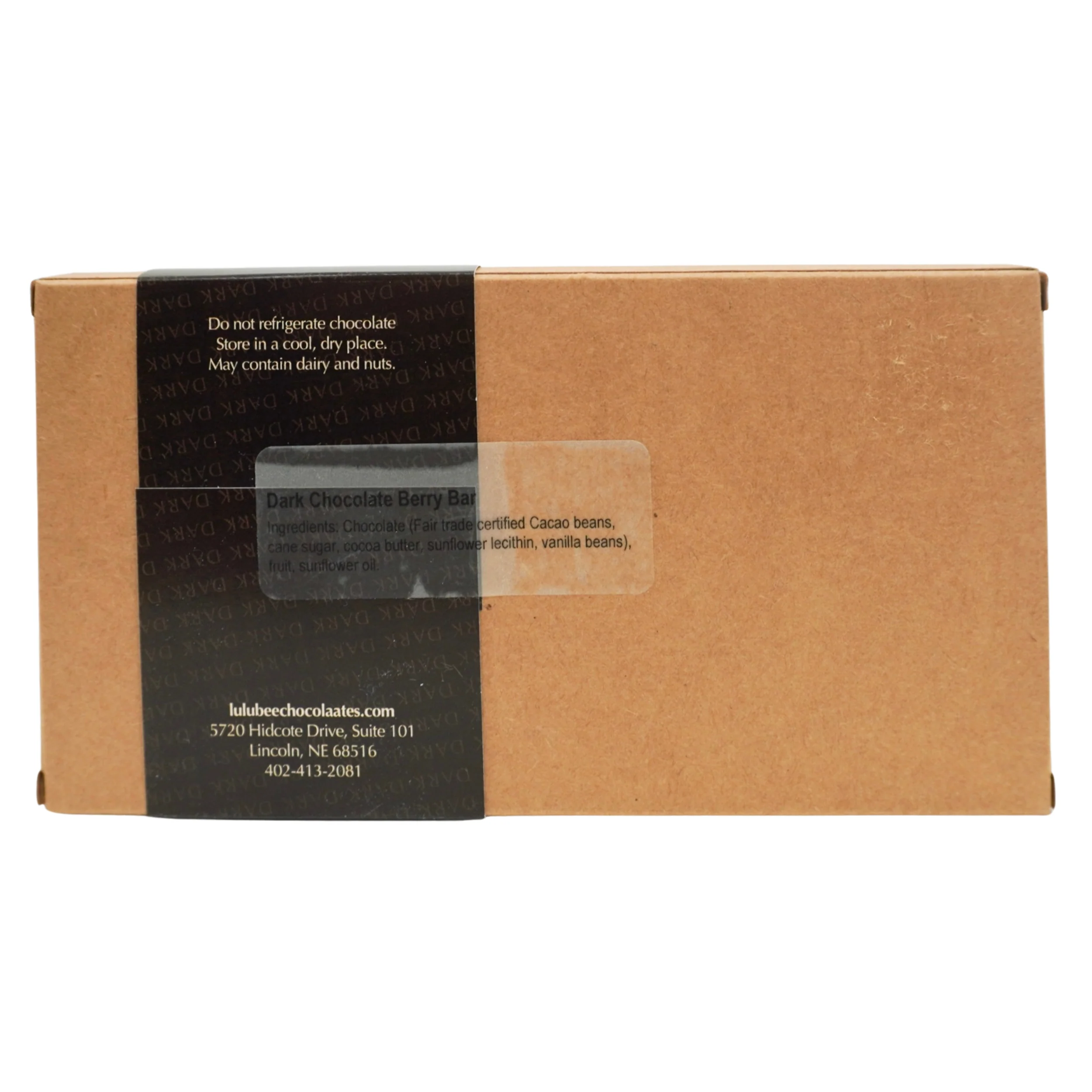 Gourmet Dark Chocolate Bar with Berries | Lulubee Artisanal Chocolates - Image 2