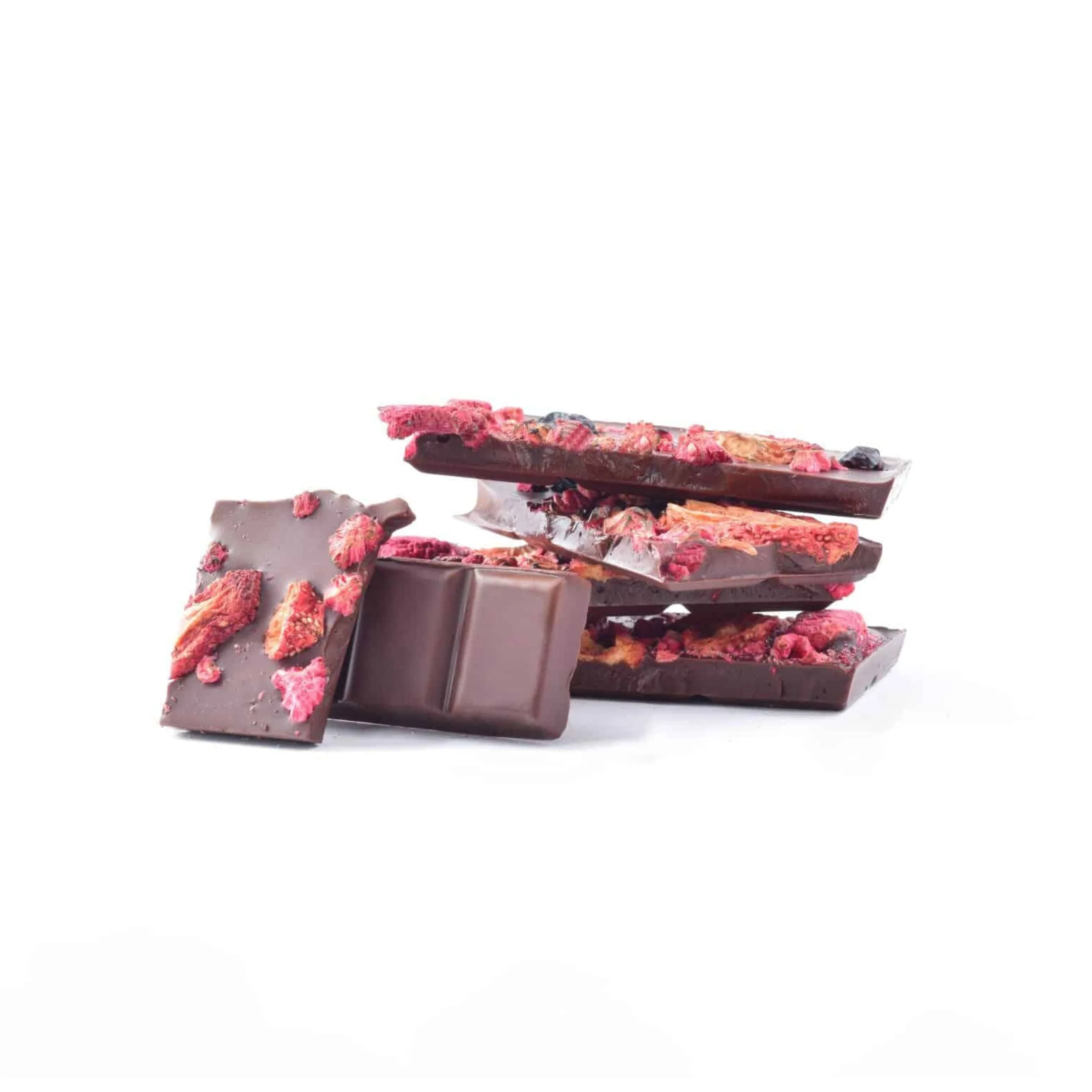 Gourmet Dark Chocolate Bar with Berries | Lulubee Artisanal Chocolates - Image 3