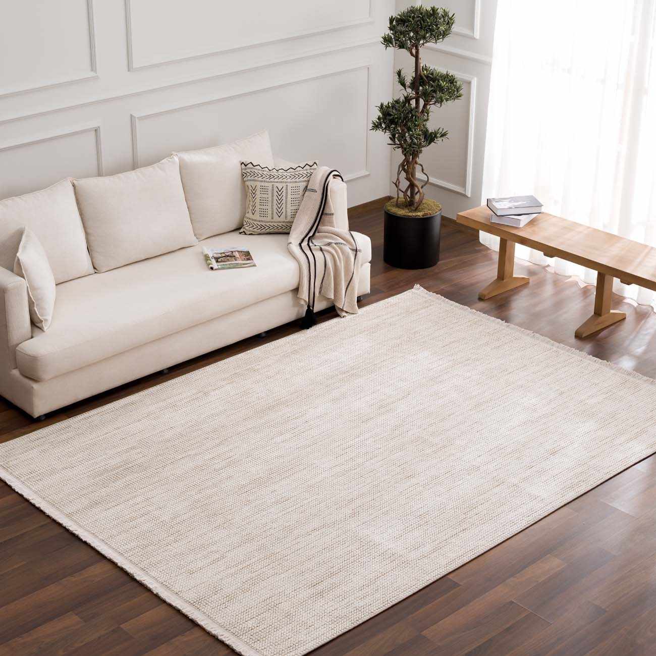 Gowan Beige Area Rug - Image 20
