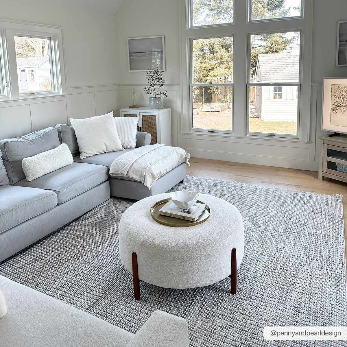Gowan Cream Area Rug - Image 4