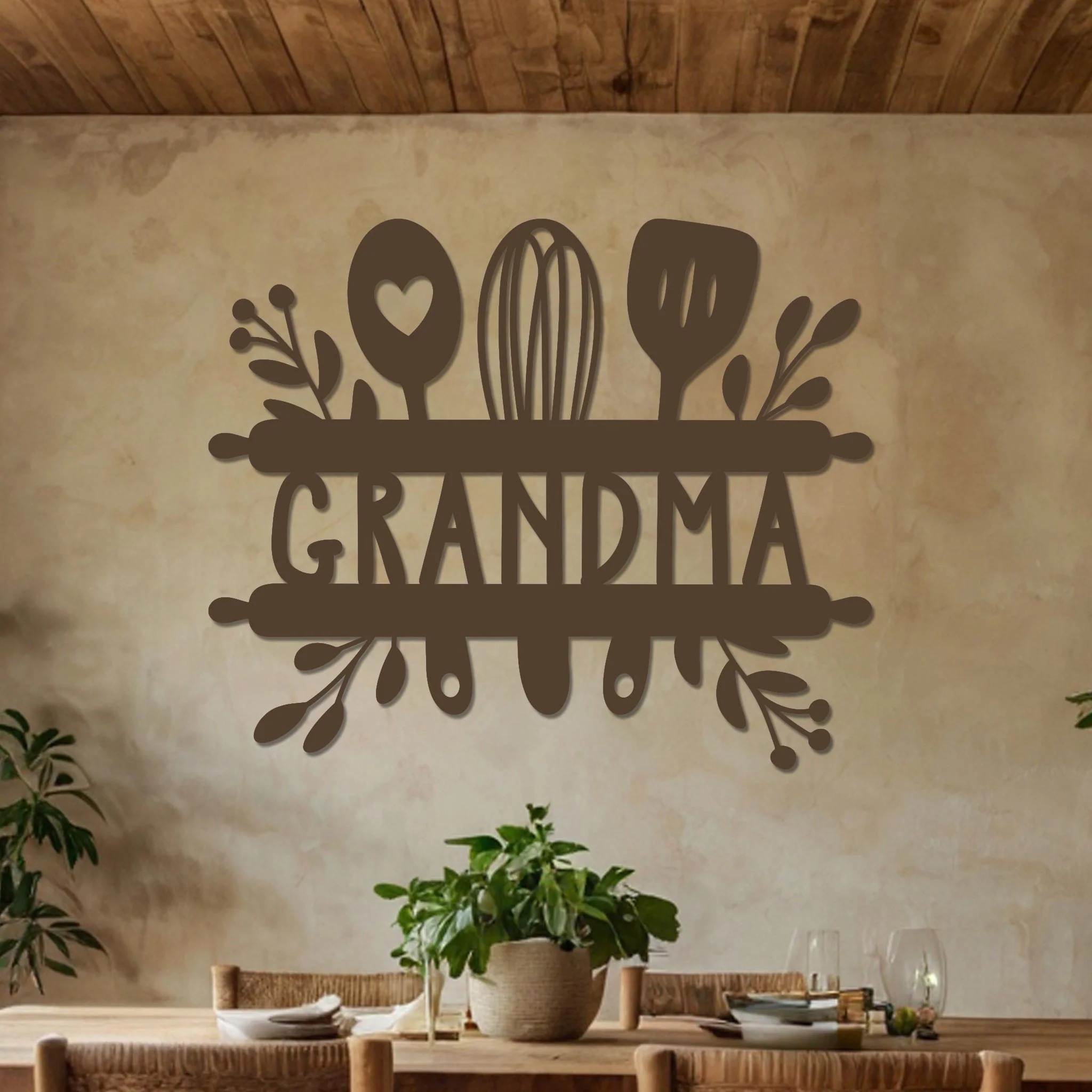 Grandma Sign w Kitchen Utensils - Image 12