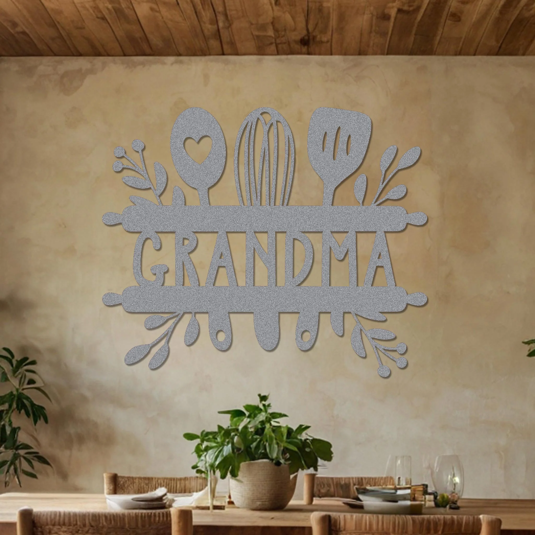 Grandma Sign w Kitchen Utensils - Image 13