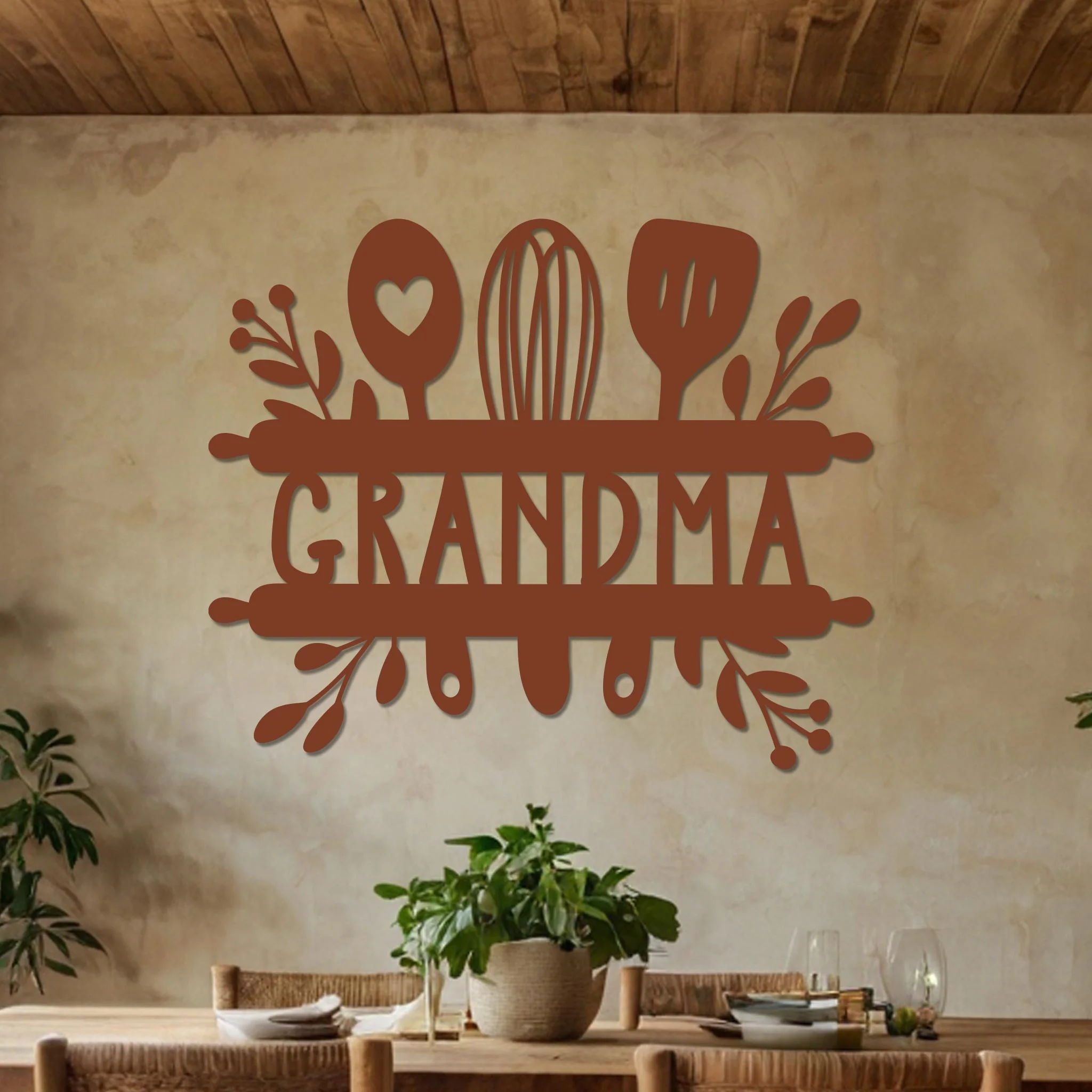Grandma Sign w Kitchen Utensils - Image 5