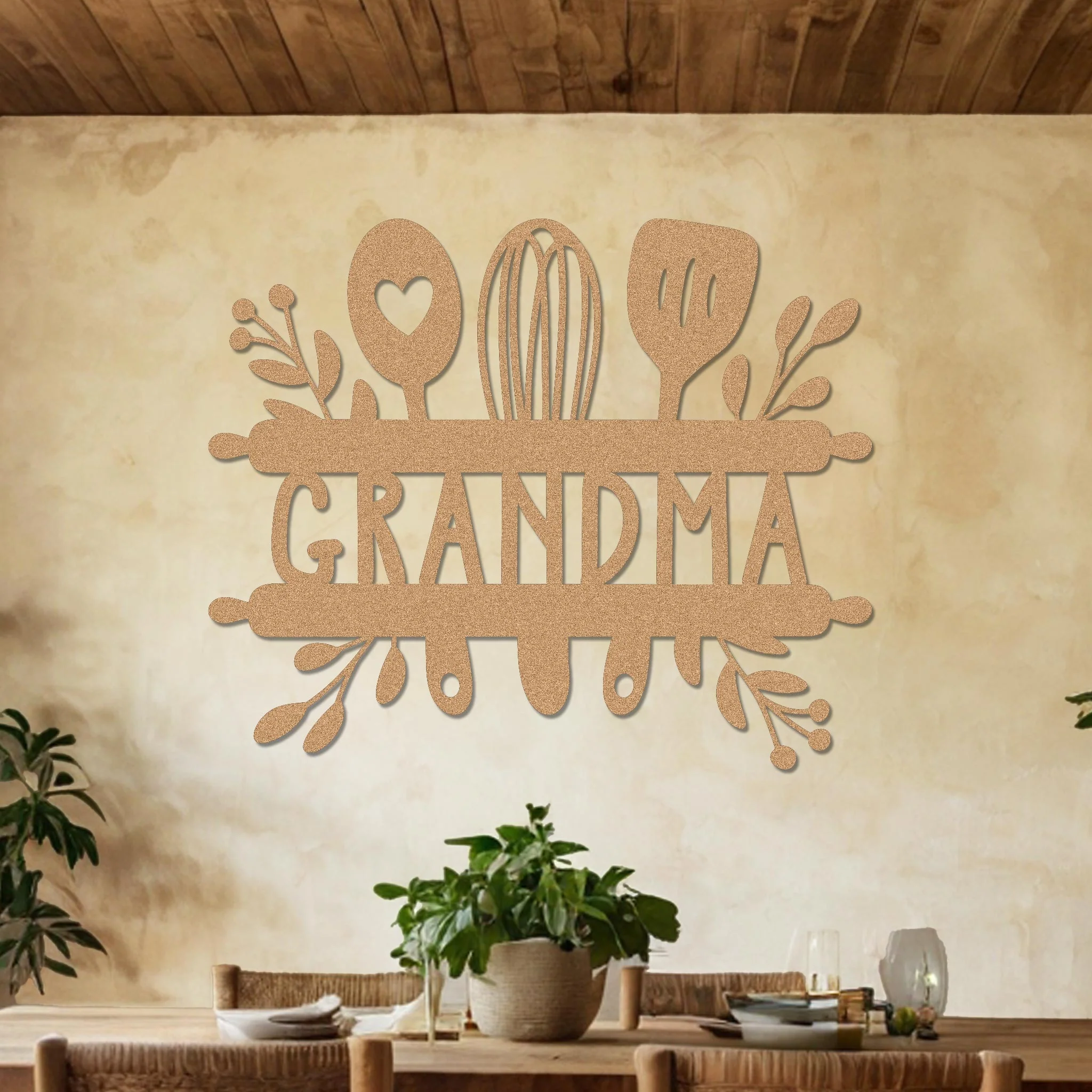 Grandma Sign w Kitchen Utensils - Image 6