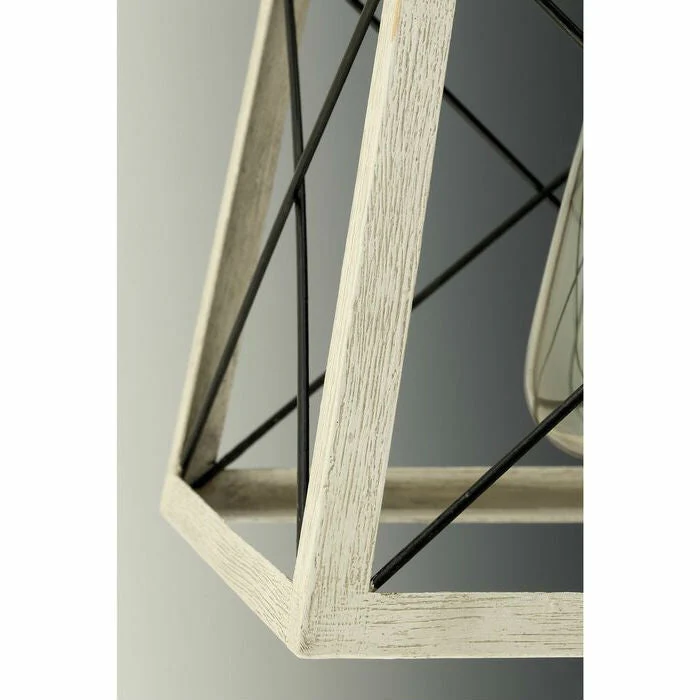 Graphite Dimmable Farm Home Light Lantern Geometric Chandelier - Image 4