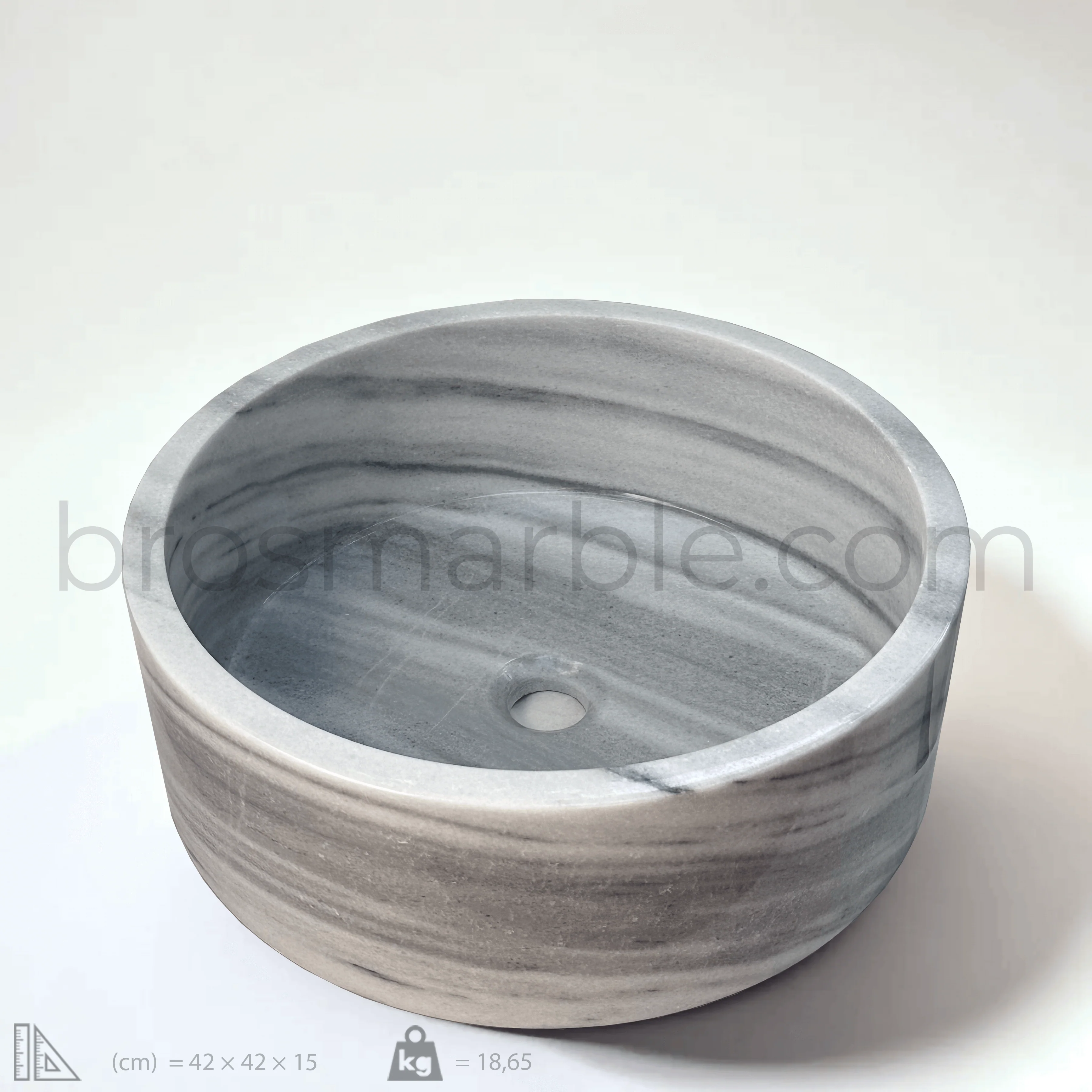 Gray Marble Sink - Image 4
