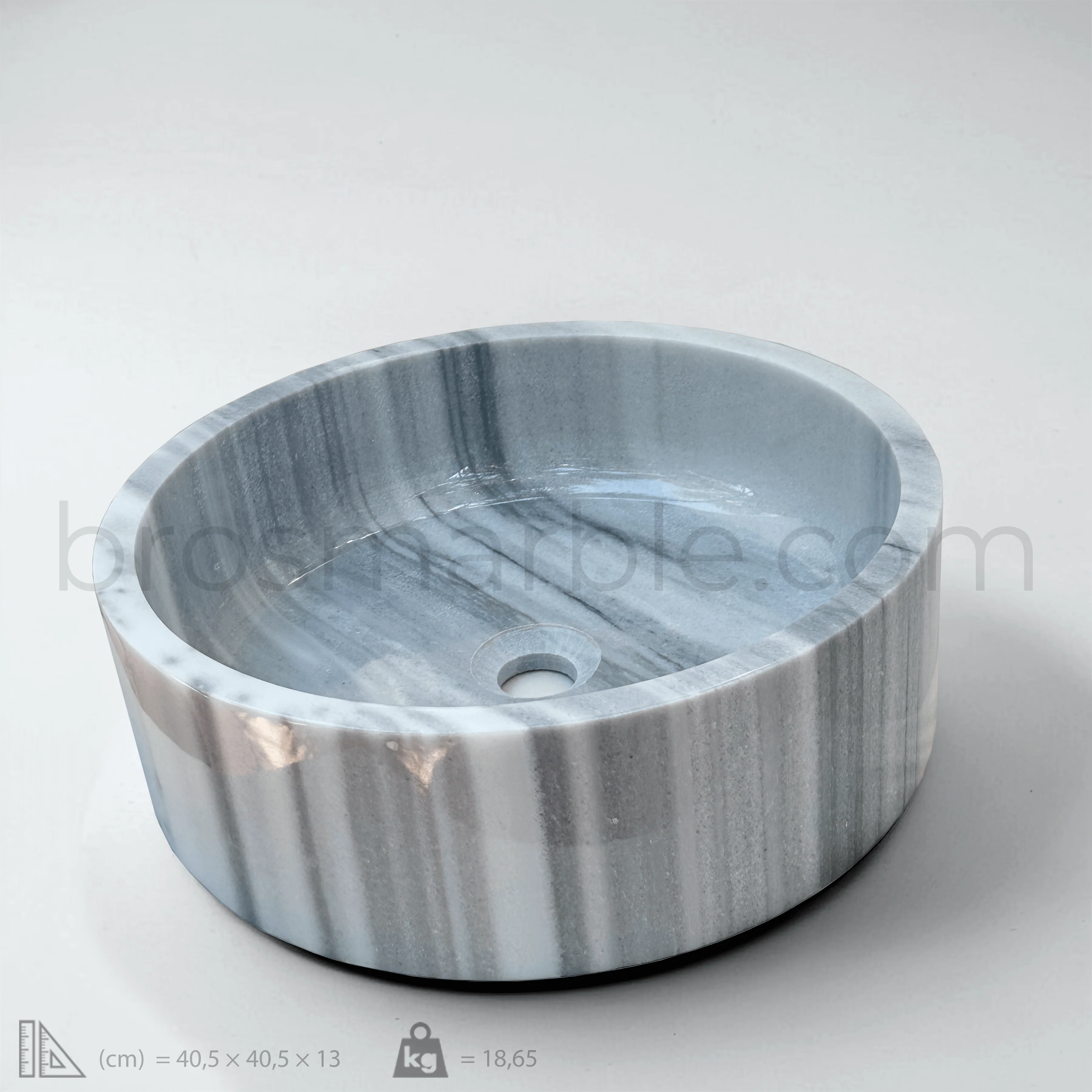 Gray Marble Sink - Image 4