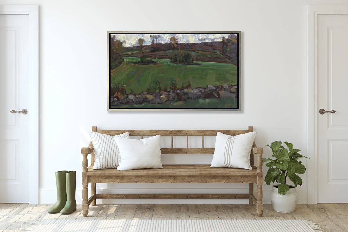Green Meadow - Open Edition Canvas Print - Image 2