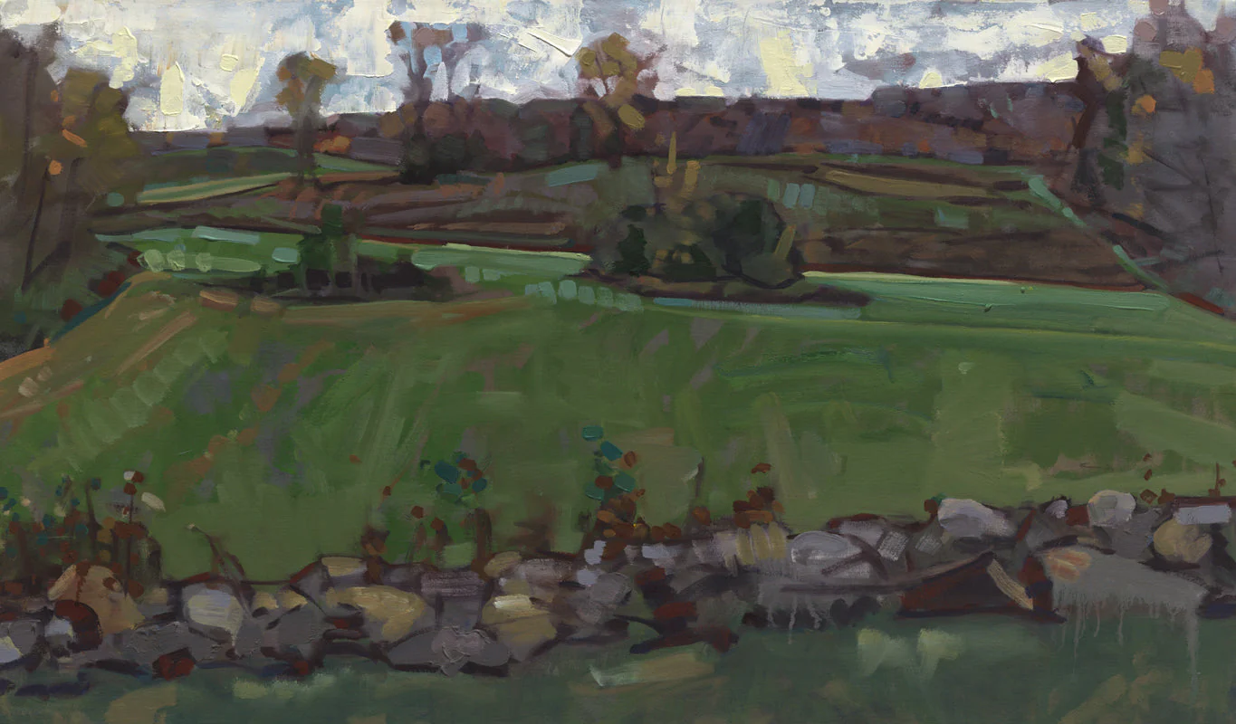 Green Meadow - Open Edition Canvas Print - Image 3