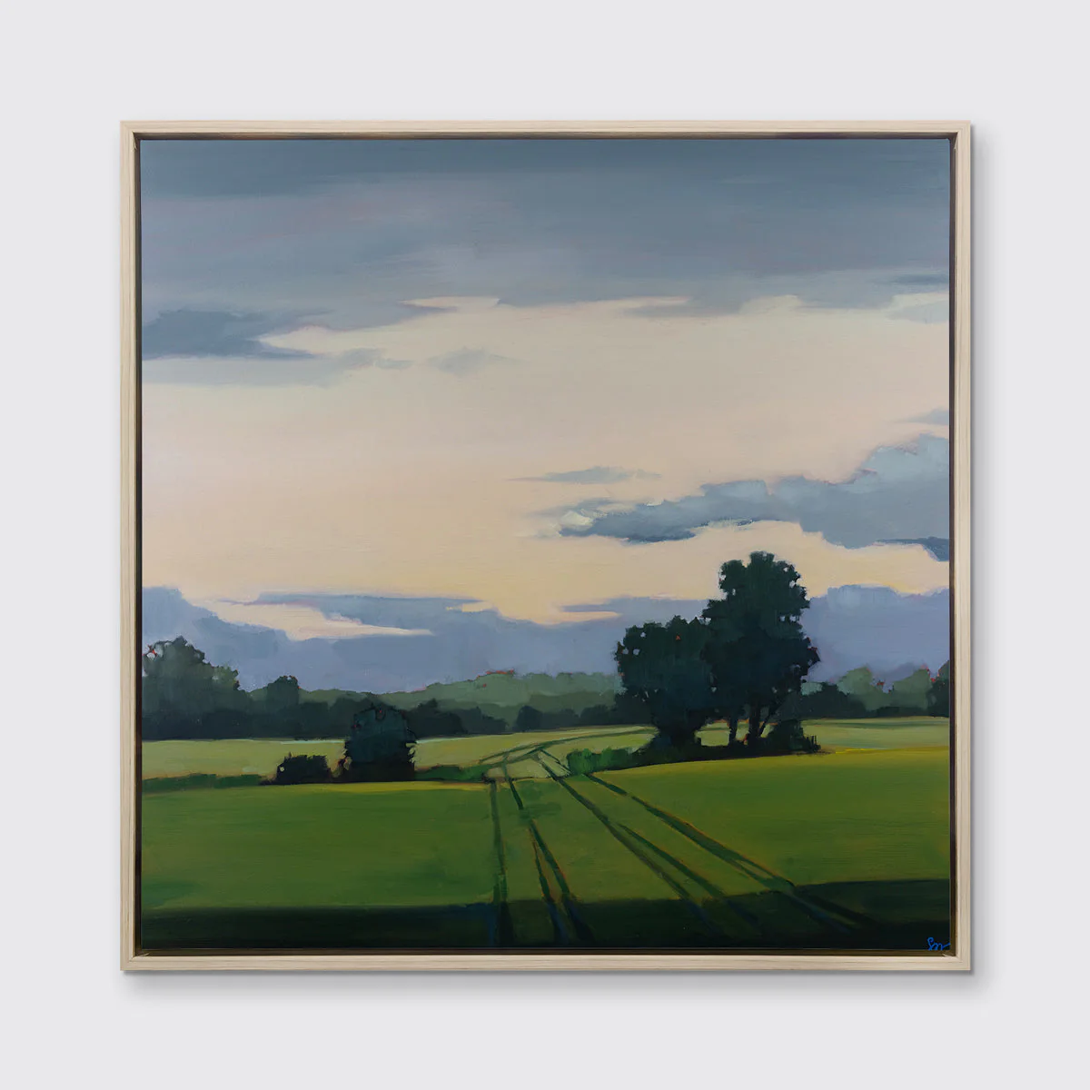 Green Track - Open Edition Canvas Print - Image 6