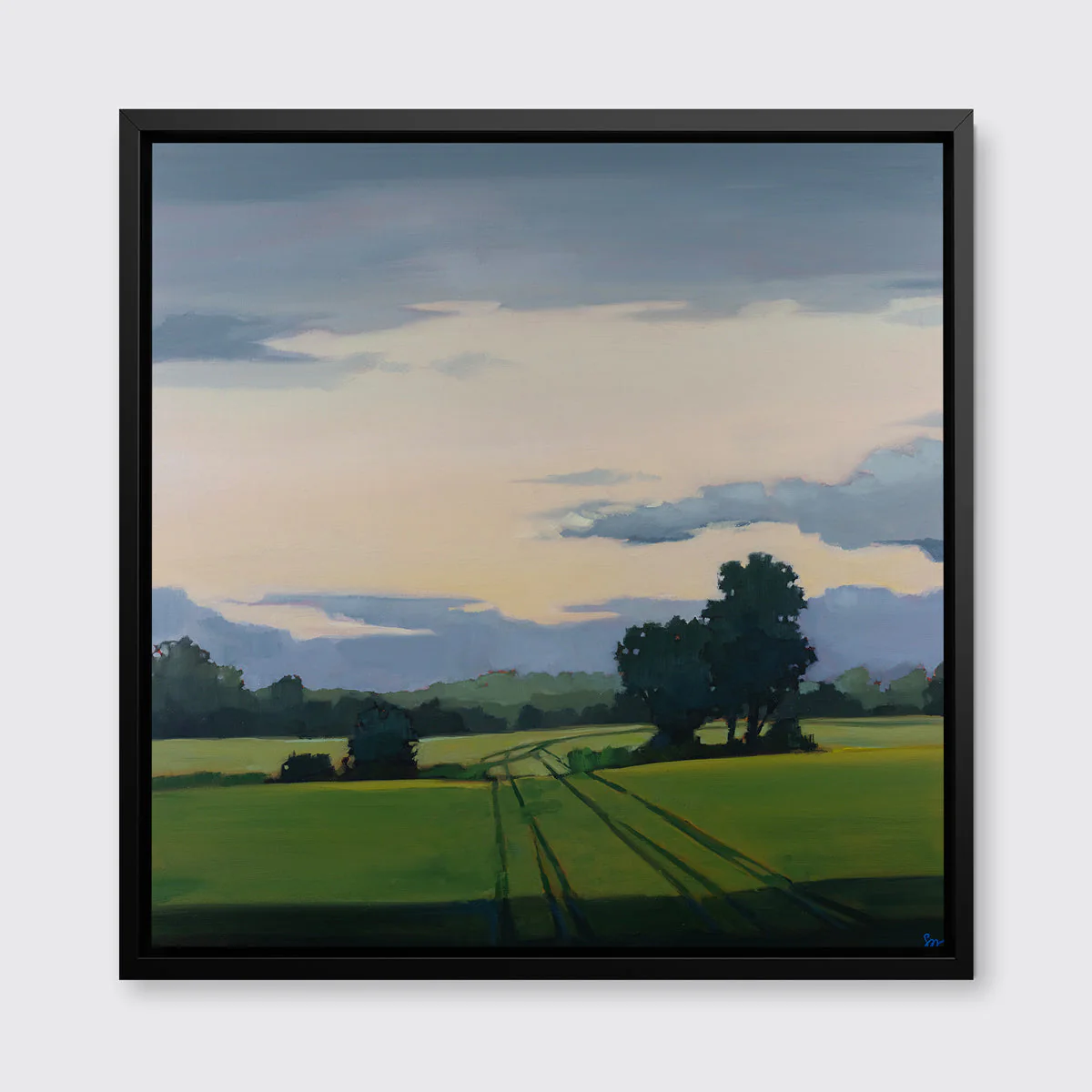 Green Track - Open Edition Canvas Print - Image 7