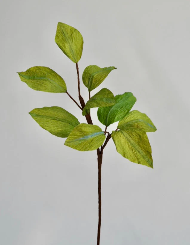Greenery Single Stem | Realistic Paper Foliage - Image 3