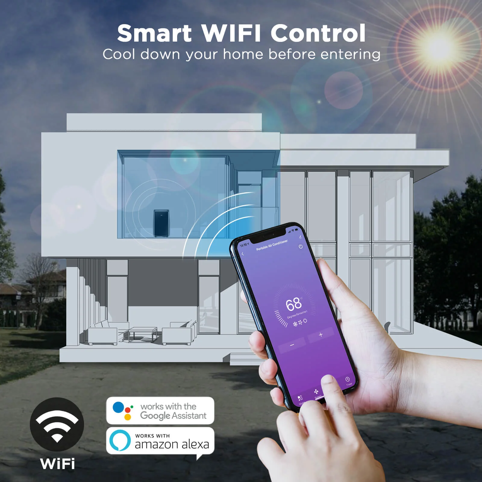 Greenland 14,000 BTU WiFi Portable Air Conditioner - Image 3