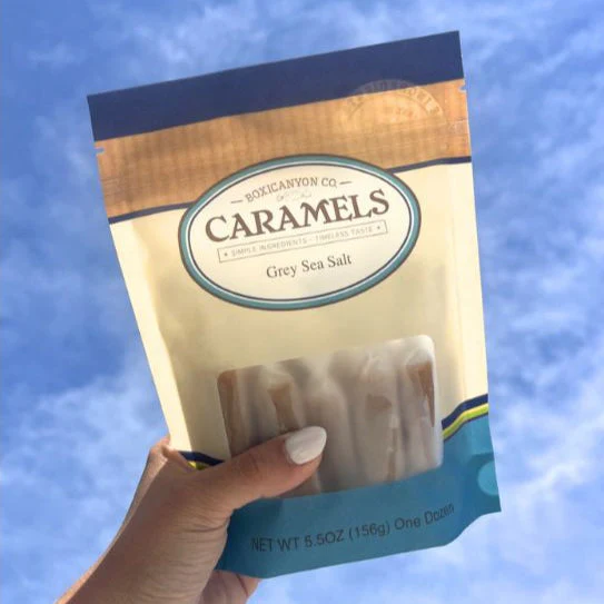 Grey Sea Salt Caramels | Pack of 3 | 12 Caramels | Boxicanyon Caramels - Image 6
