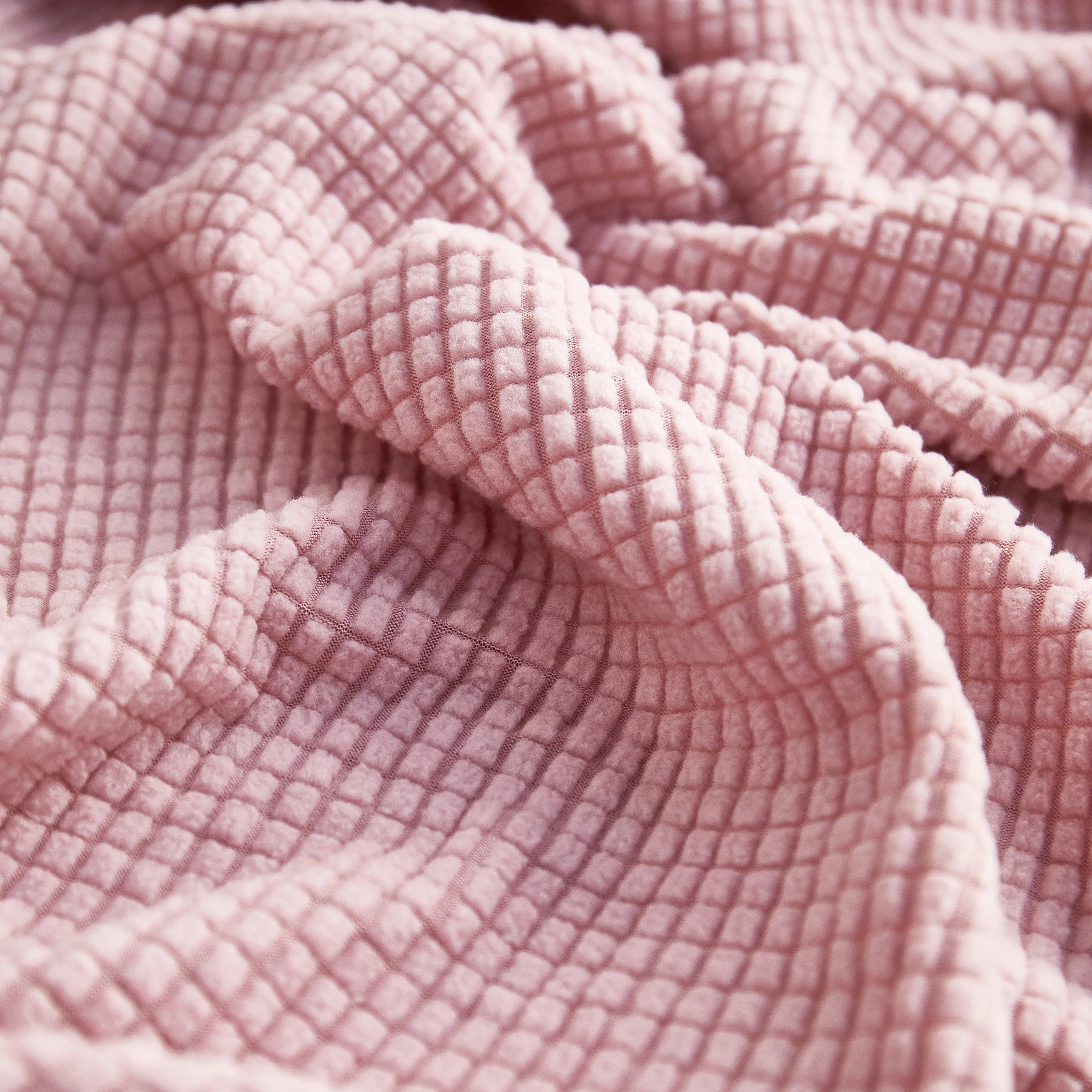 Grid Textured Stretch Sofa Cover, Soft Elastic Slipcover for Couch Protection - Image 68