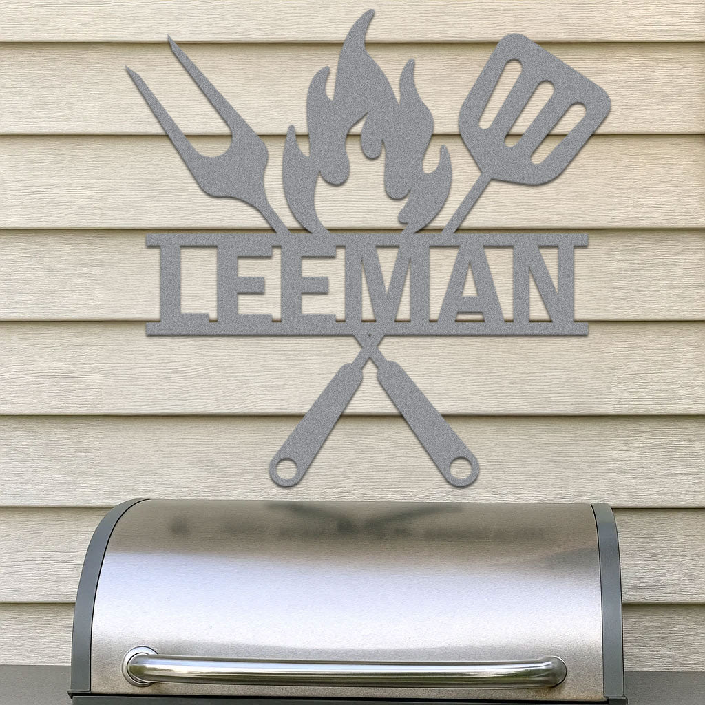 Grill Tools w Name Sign - Image 4