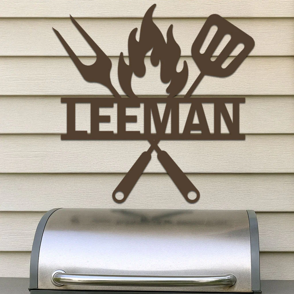 Grill Tools w Name Sign - Image 5