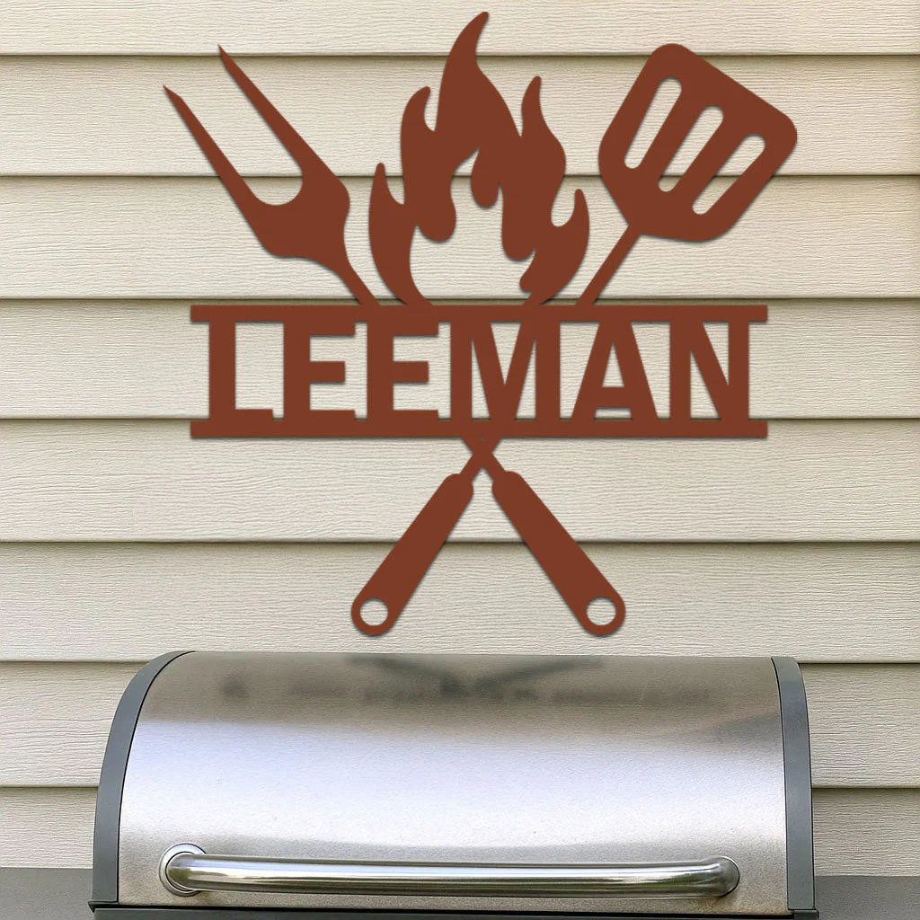 Grill Tools w Name Sign - Image 6