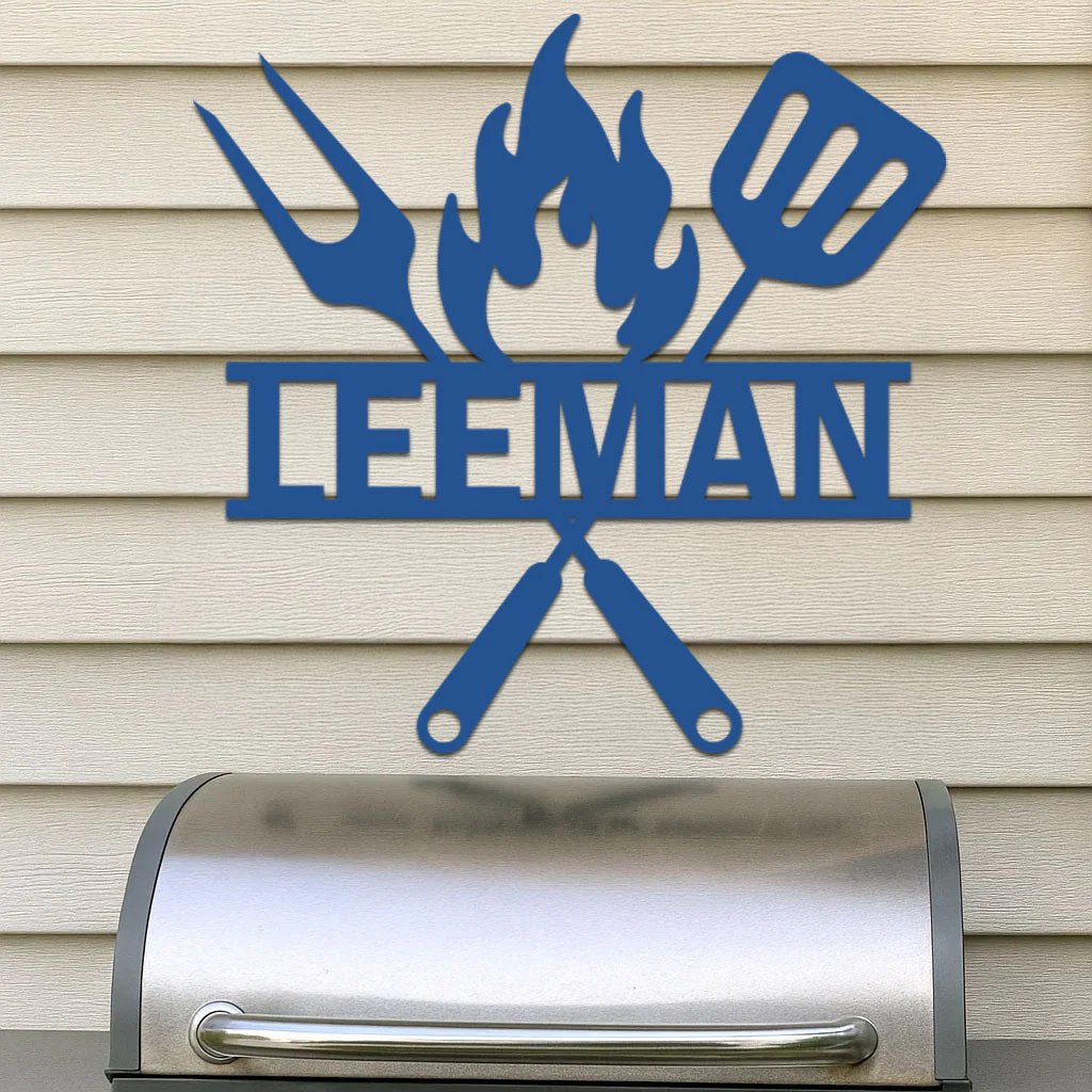 Grill Tools w Name Sign - Image 8