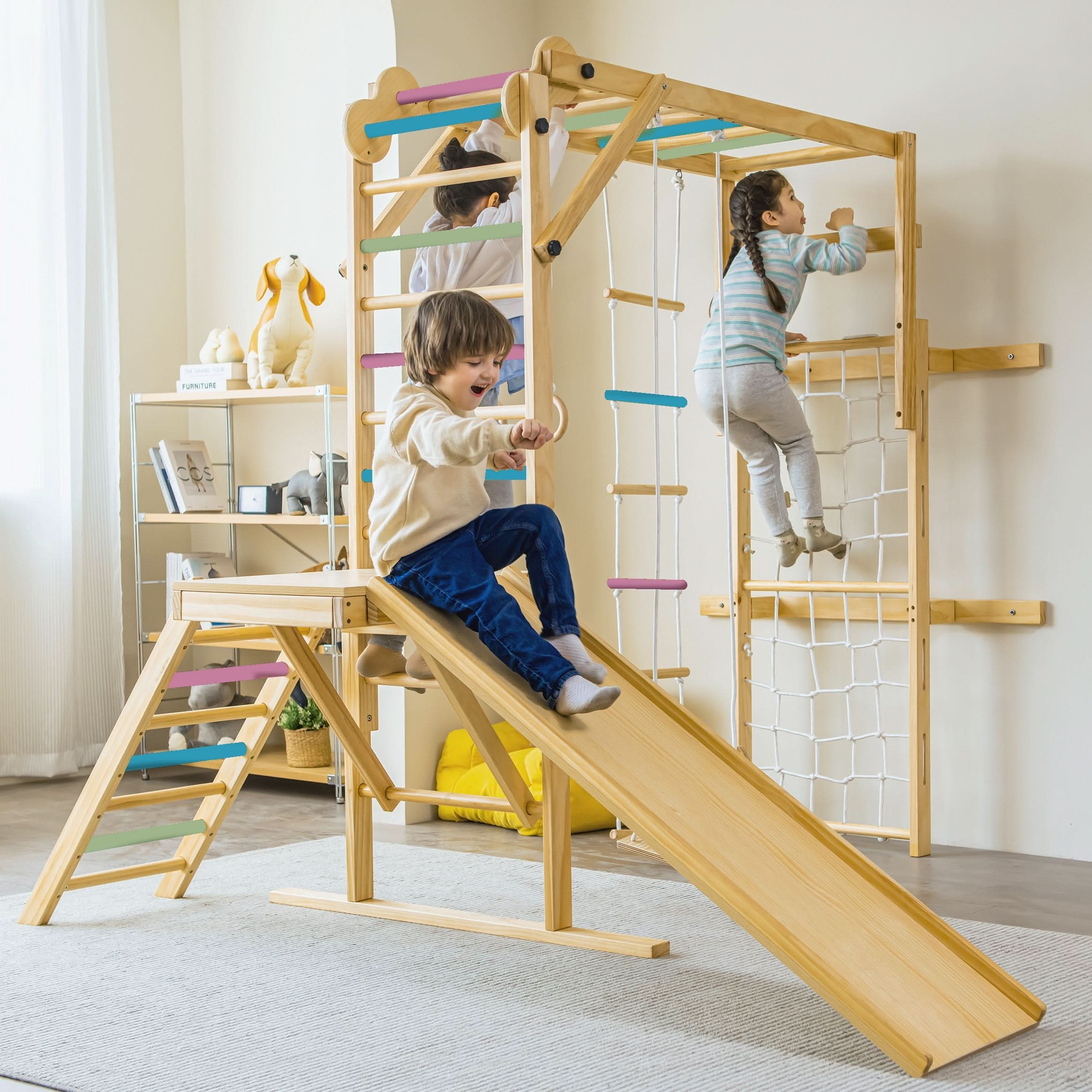 Grove | Foldable Jungle Gym - Wall Mounted - Color Bars - Image 6