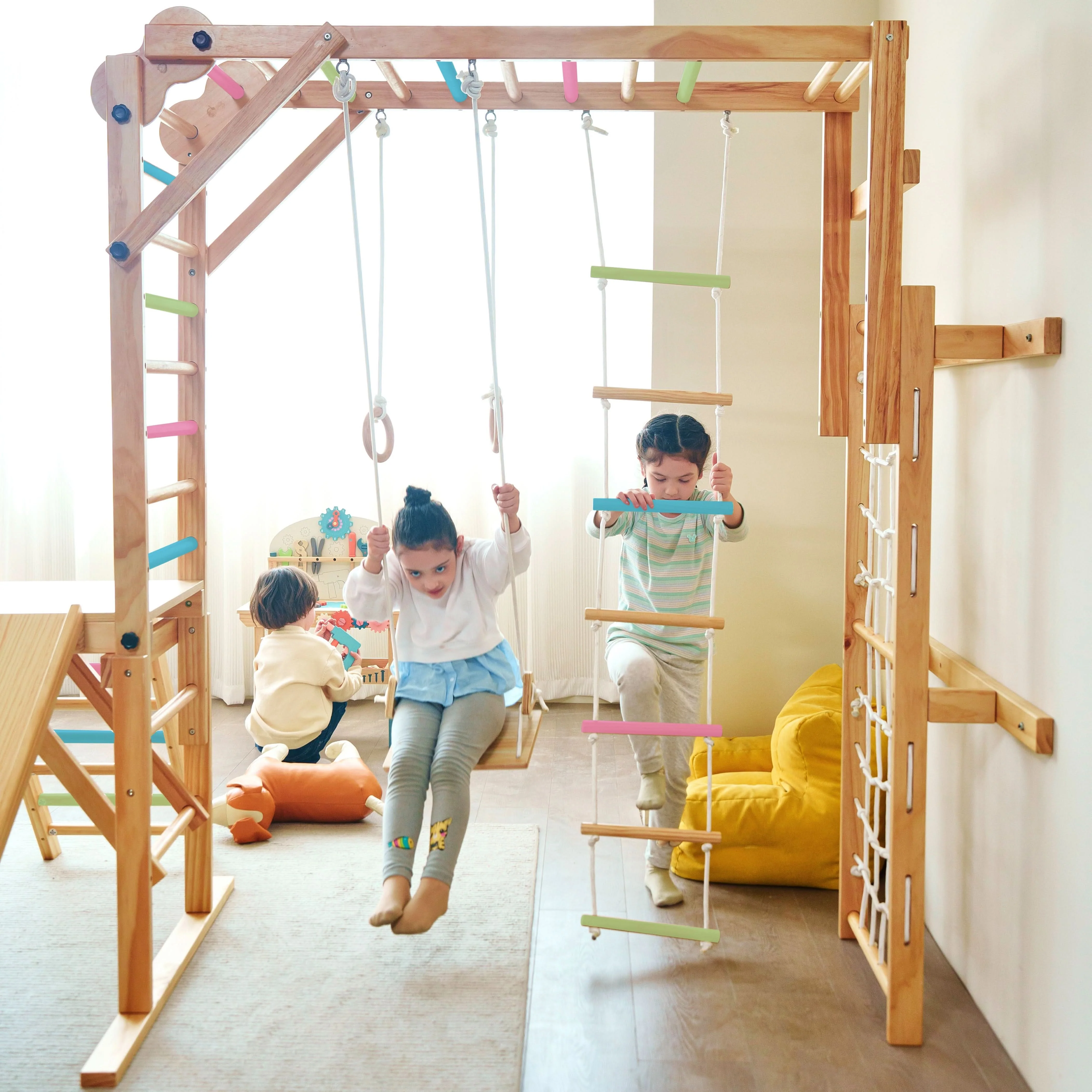 Grove | Foldable Jungle Gym - Wall Mounted - Color Bars - Image 9