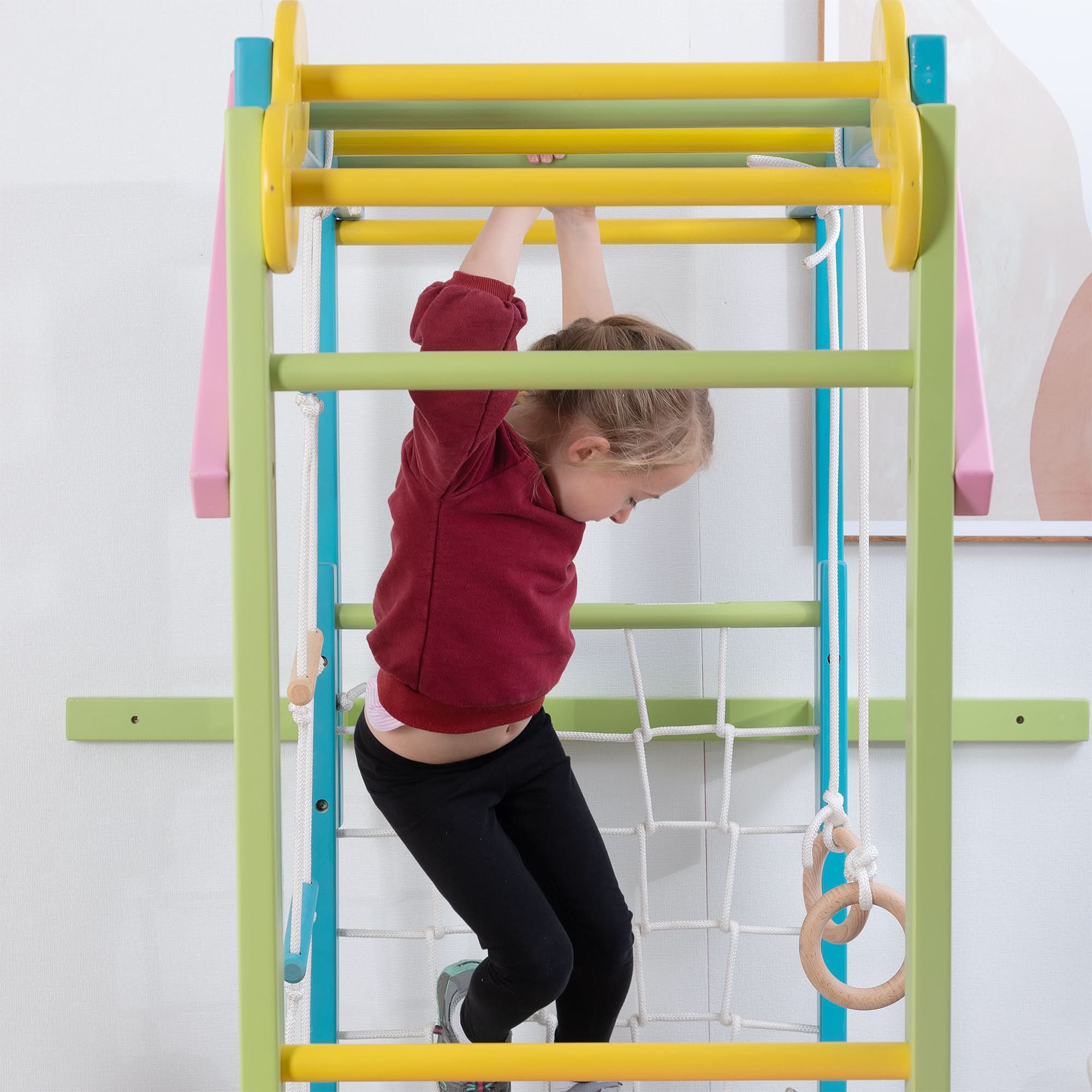 Grove | Foldable Jungle Gym - Wall Mounted - Rainbow - Image 11