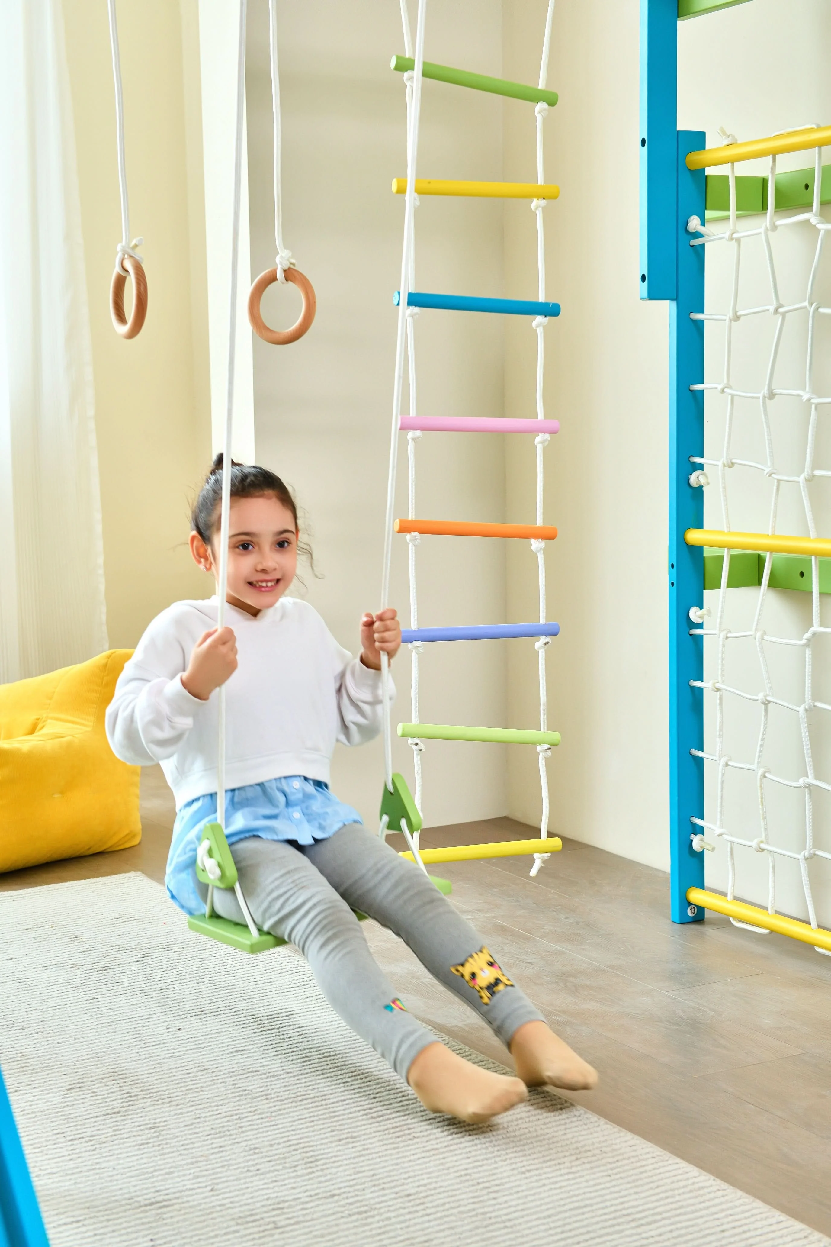 Grove | Foldable Jungle Gym - Wall Mounted - Rainbow - Image 2