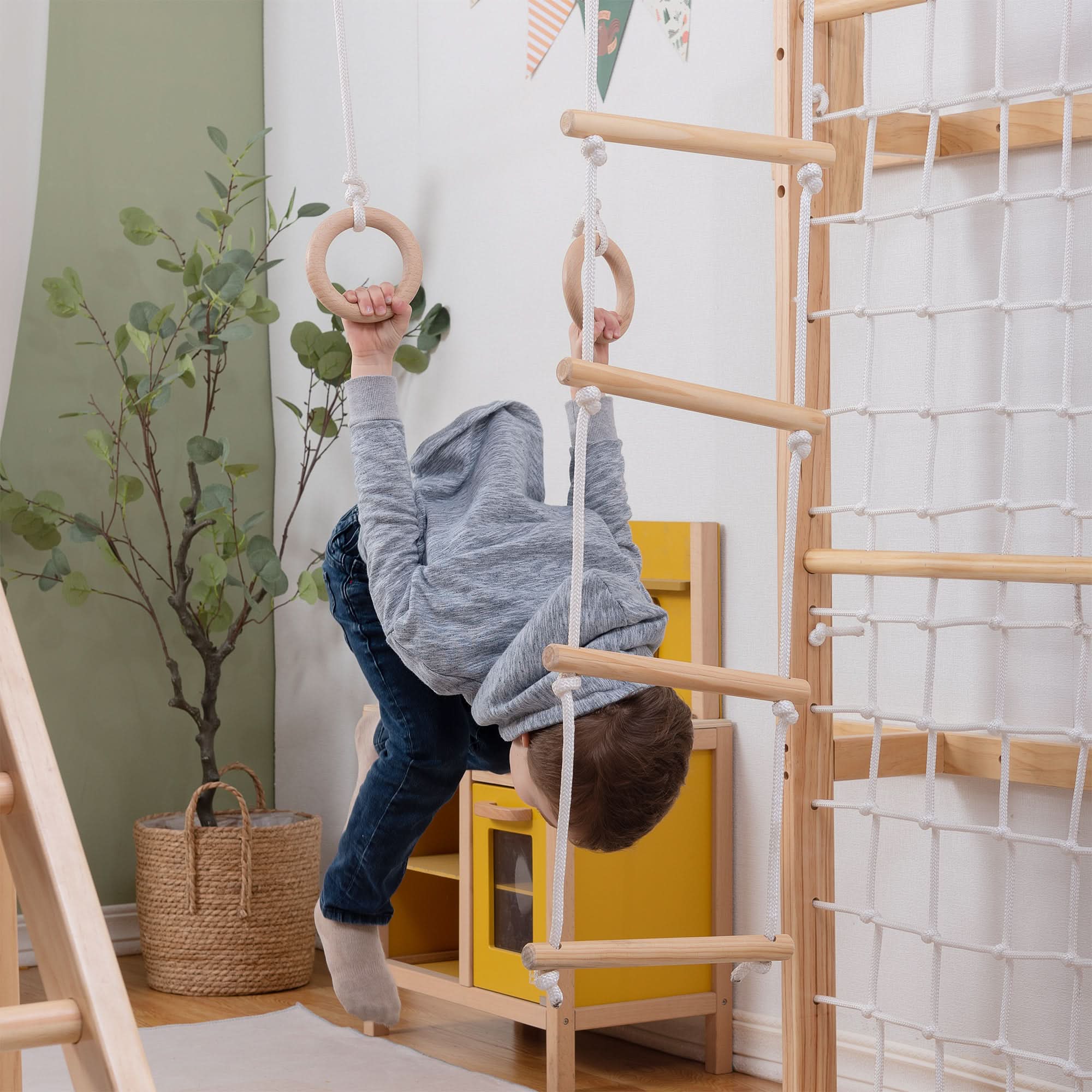 Grove | Foldable Jungle Gym - Wall Mounted - Rainbow - Image 9