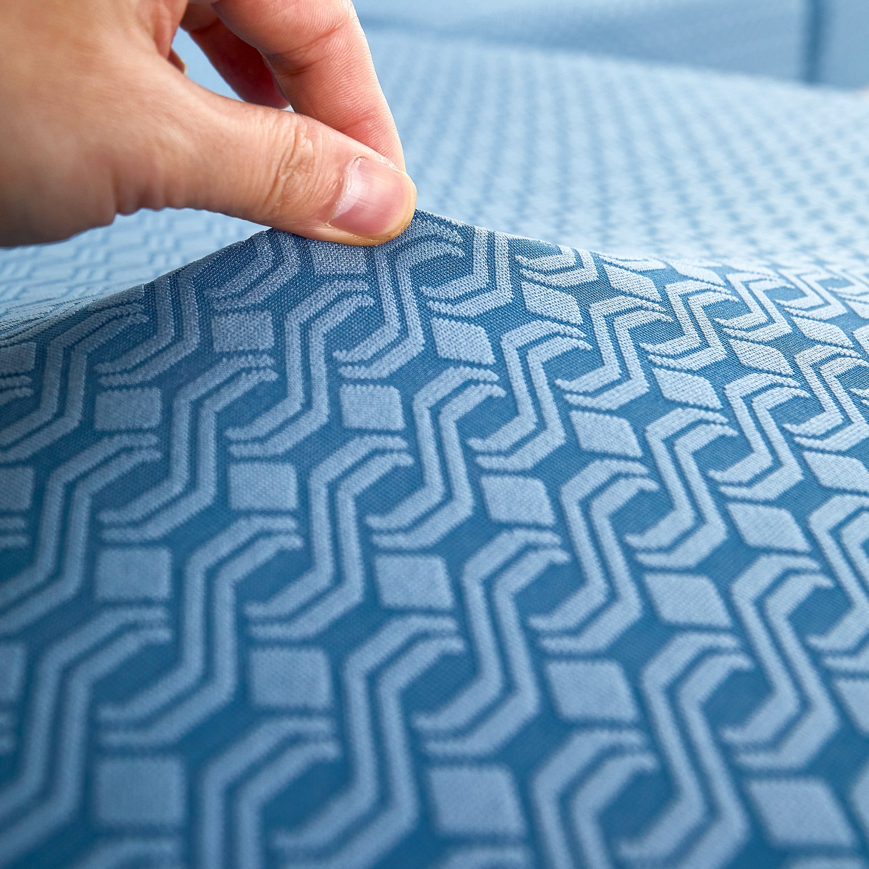 Growth Rings Jacquard Fleece Fabric Stretch Cushion Cover, Non-Slip Furniture Protector for Kids, Couch Cushion Covers - Image 43