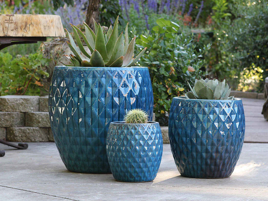 Guluna Diamond Planters - Set of 3 By Plantatorem - Image 2