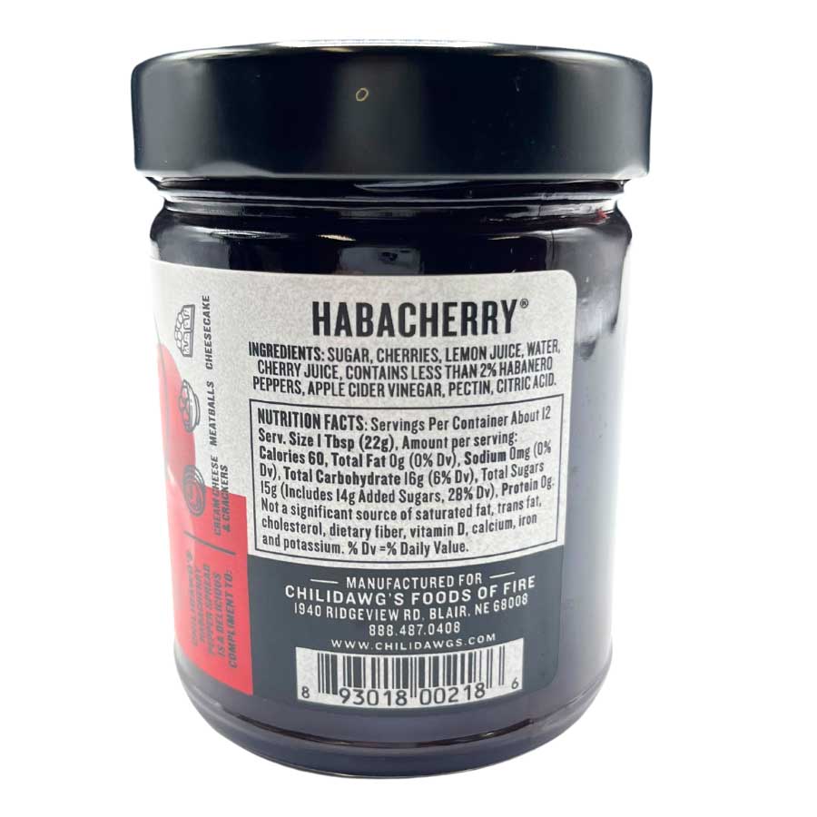 Habacherry Pepper Spread | Pack of 3 | 9 oz | Gluten Free | Chili Dawg's Foods of Fire - Image 3