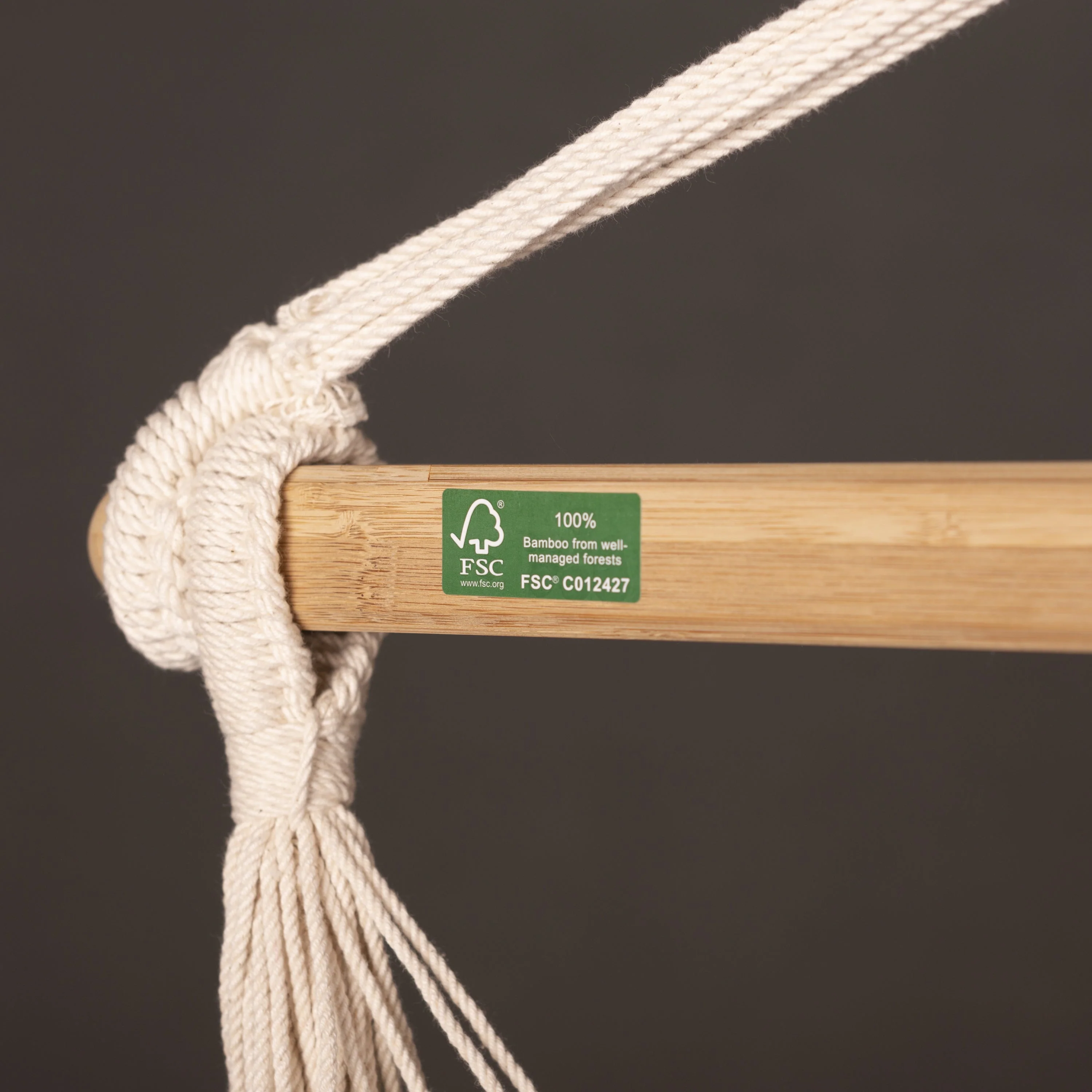 Habana Azure - Organic Cotton Comfort Hammock Chair - Image 4