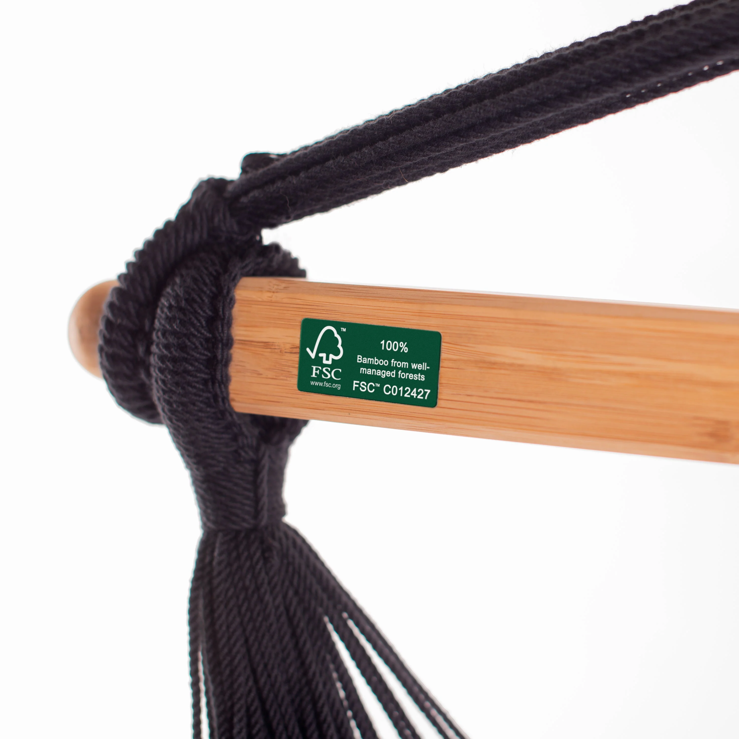 Habana Onyx - Organic Cotton Kingsize Hammock Chair - Image 4