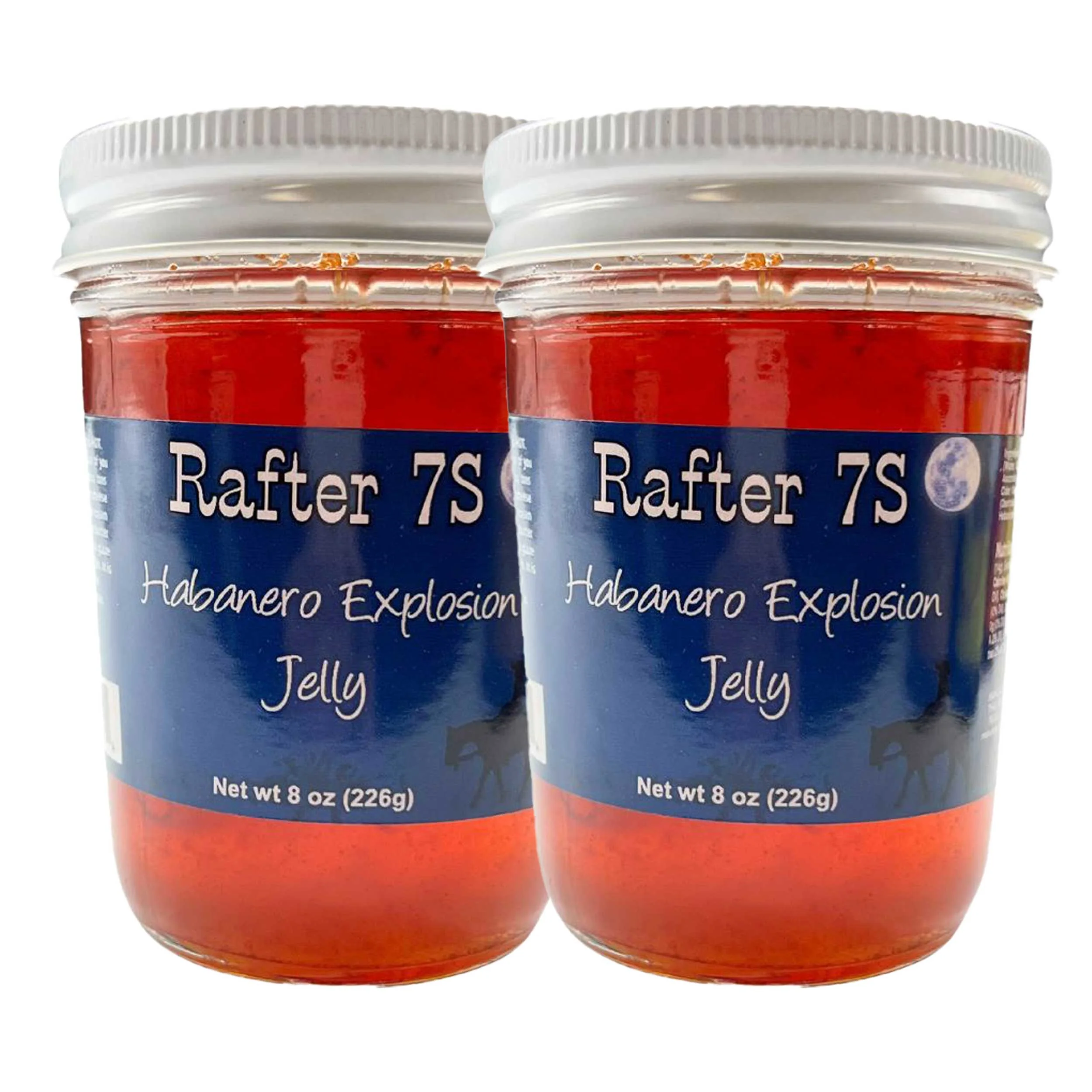 Habanero Explosion Jelly | Pack of 2 | 8 oz | Rafter 7S