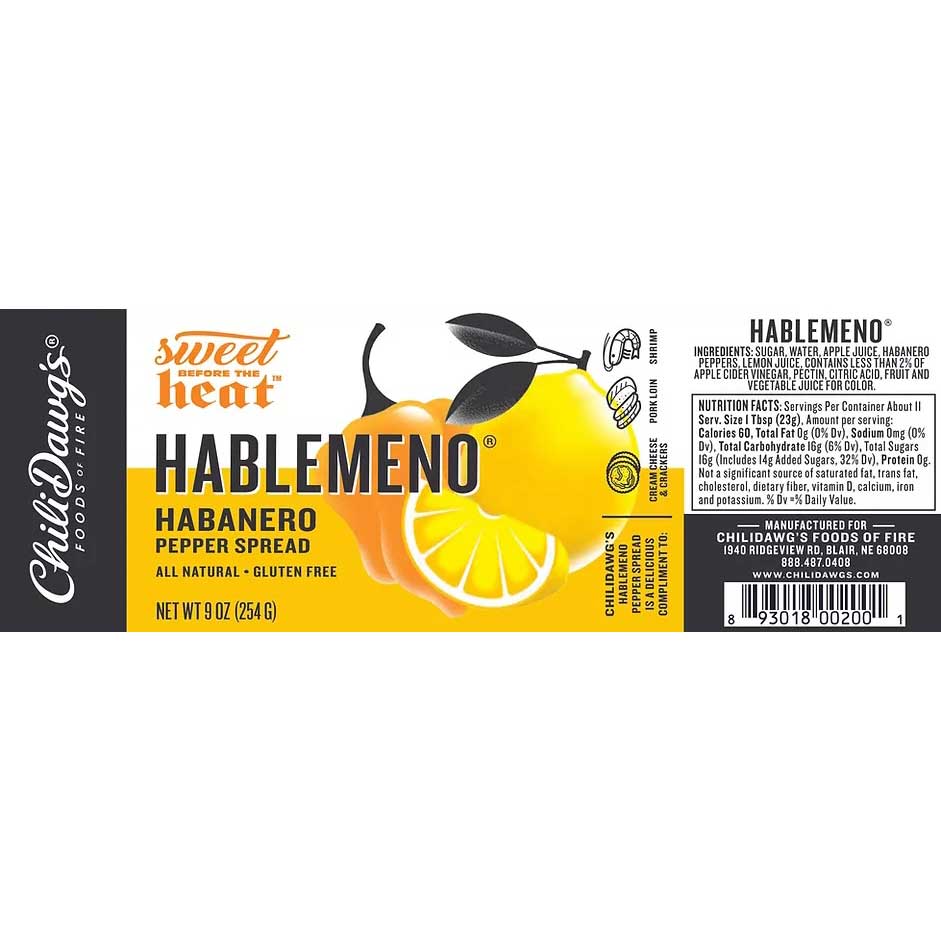 Hablemeno Pepper Spread | Pack of 2 | 9 oz | Gluten Free | Chili Dawg's Foods of Fire - Image 5