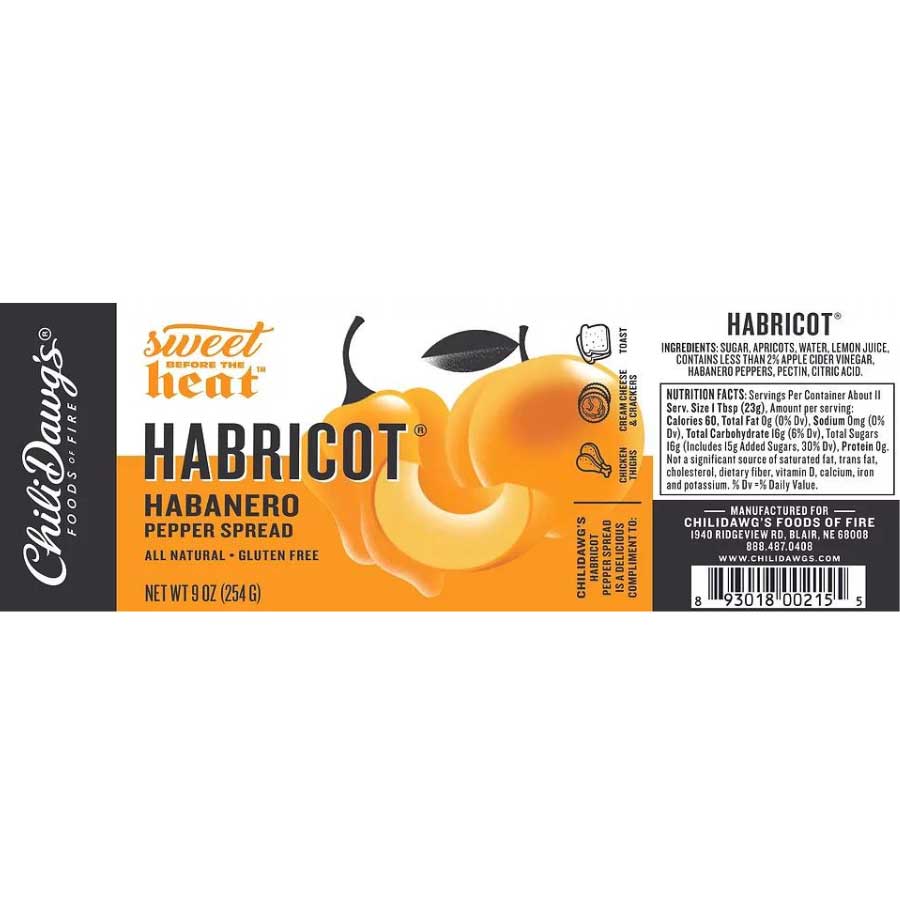 Habricot Pepper Spread | Pack of 2 | 9 oz | Gluten Free | Chili Dawg's Foods of Fire - Image 4