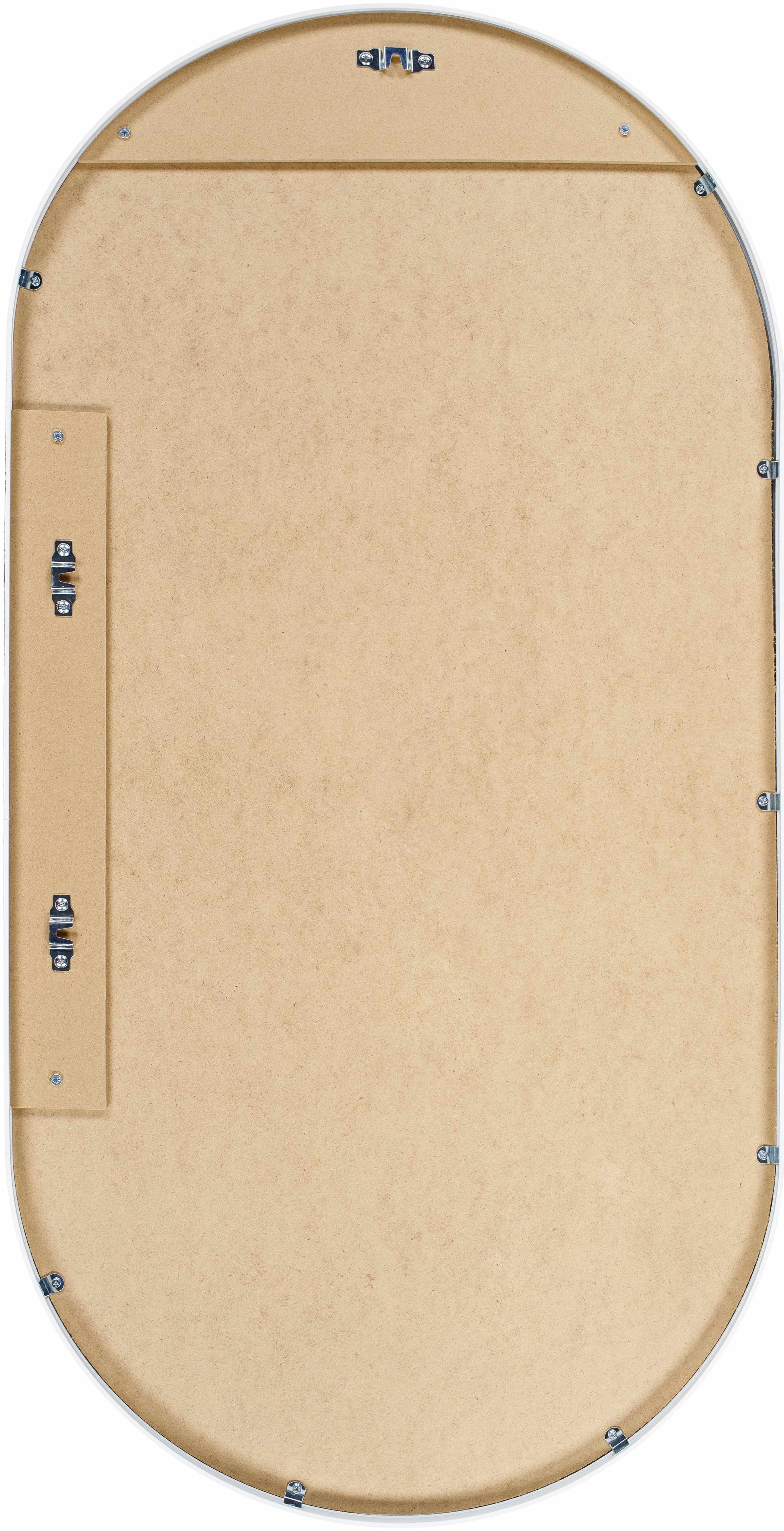 Hagenburg White Iron Frame Mirror - Image 3
