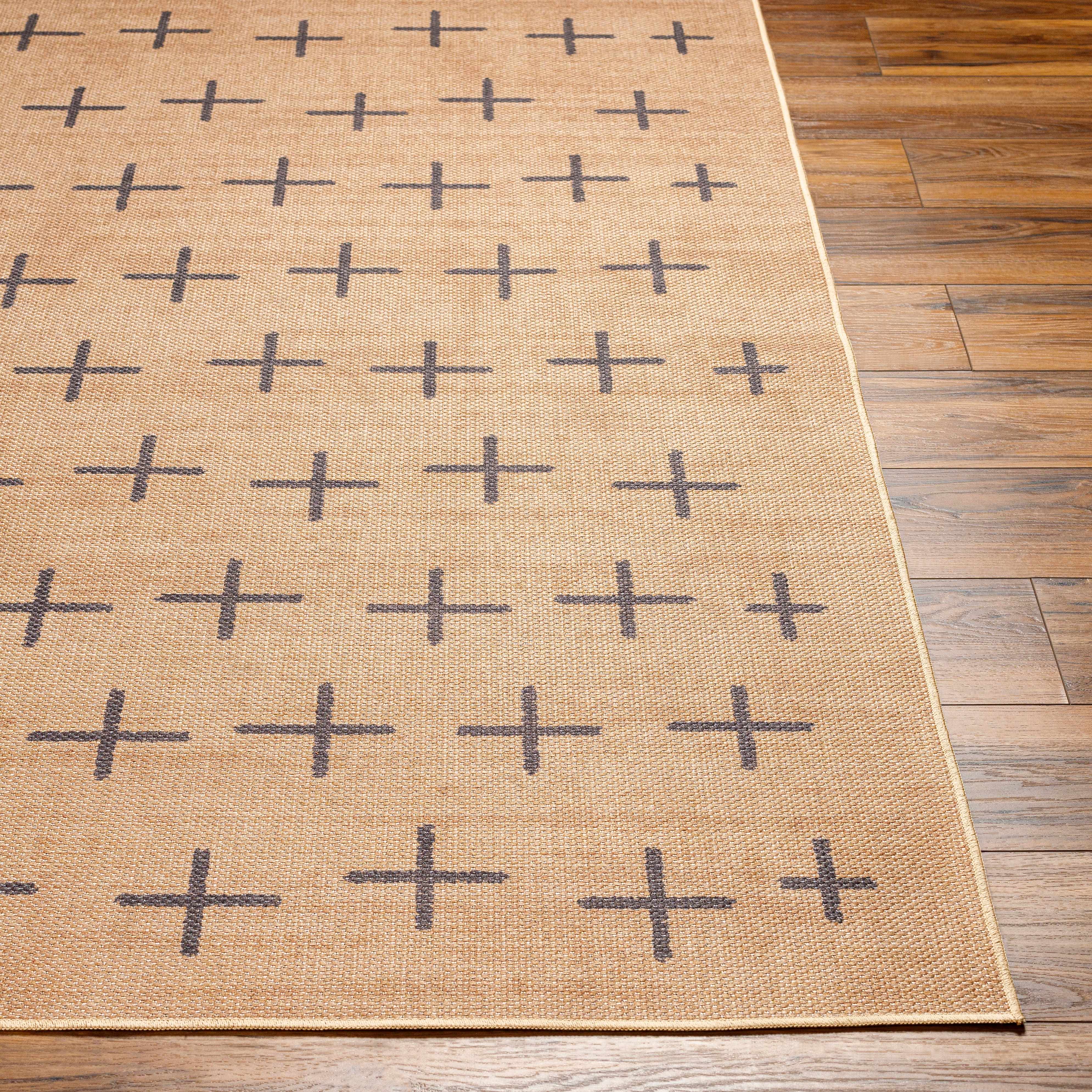 Haimi Black Washable Jutely Rug - Clearance - Image 3
